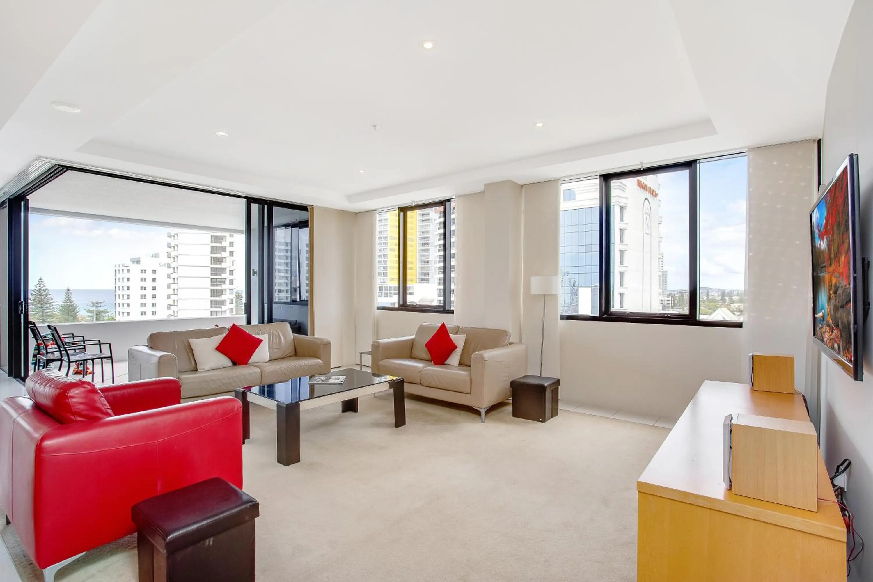 Living room in Aria Apartments