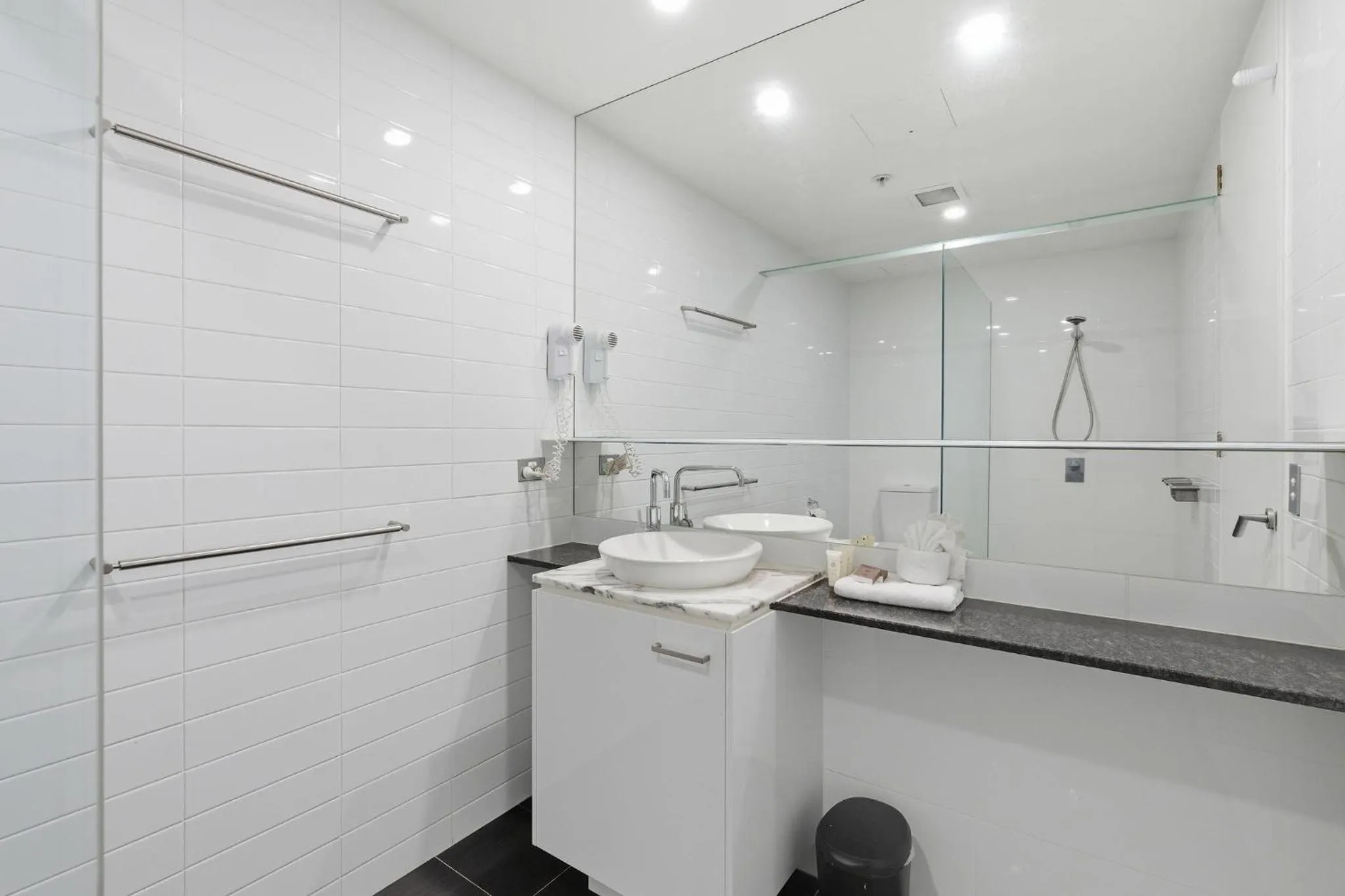 Shower in Aria Apartments