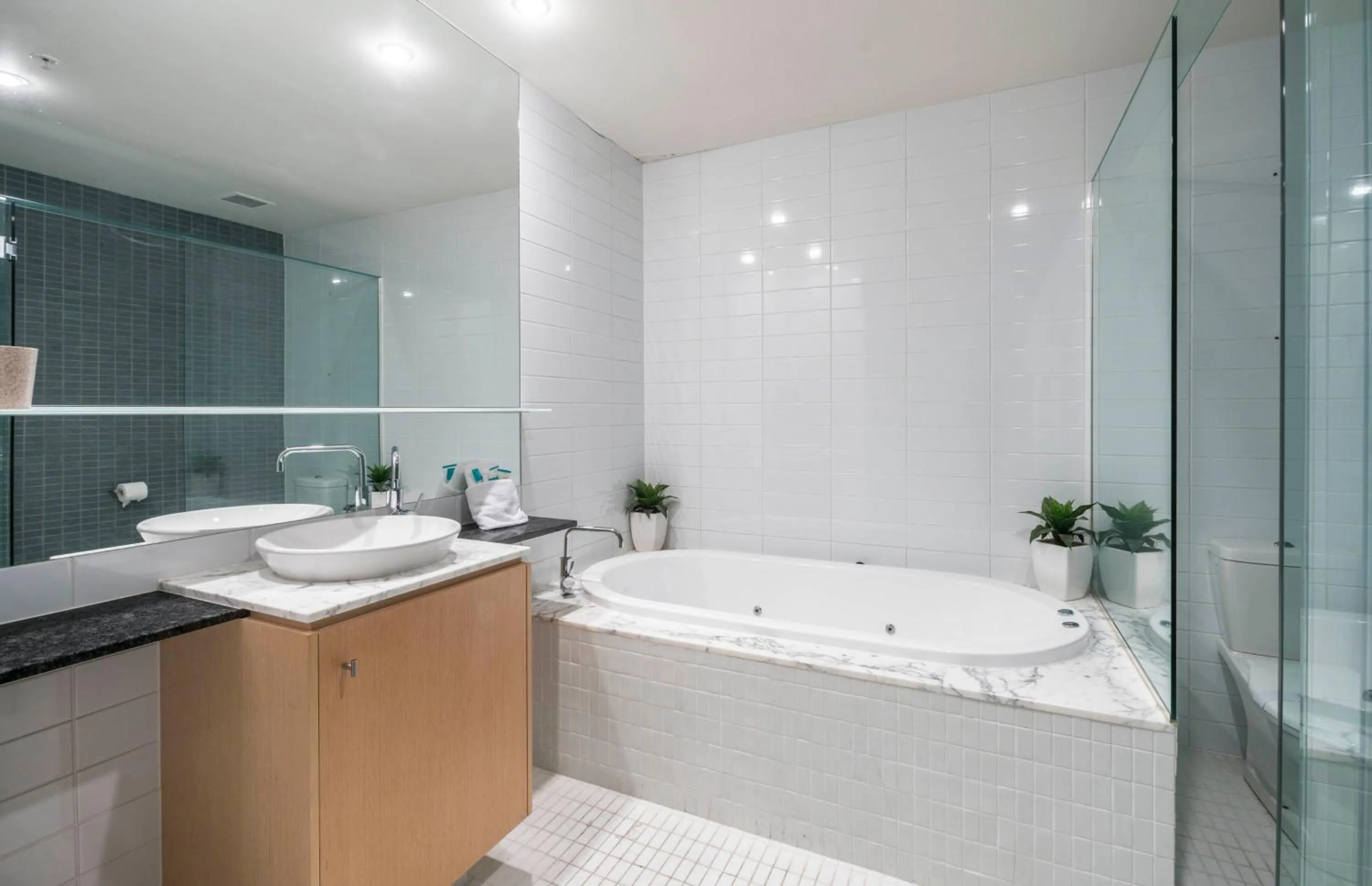 Bathroom in Aria Apartments