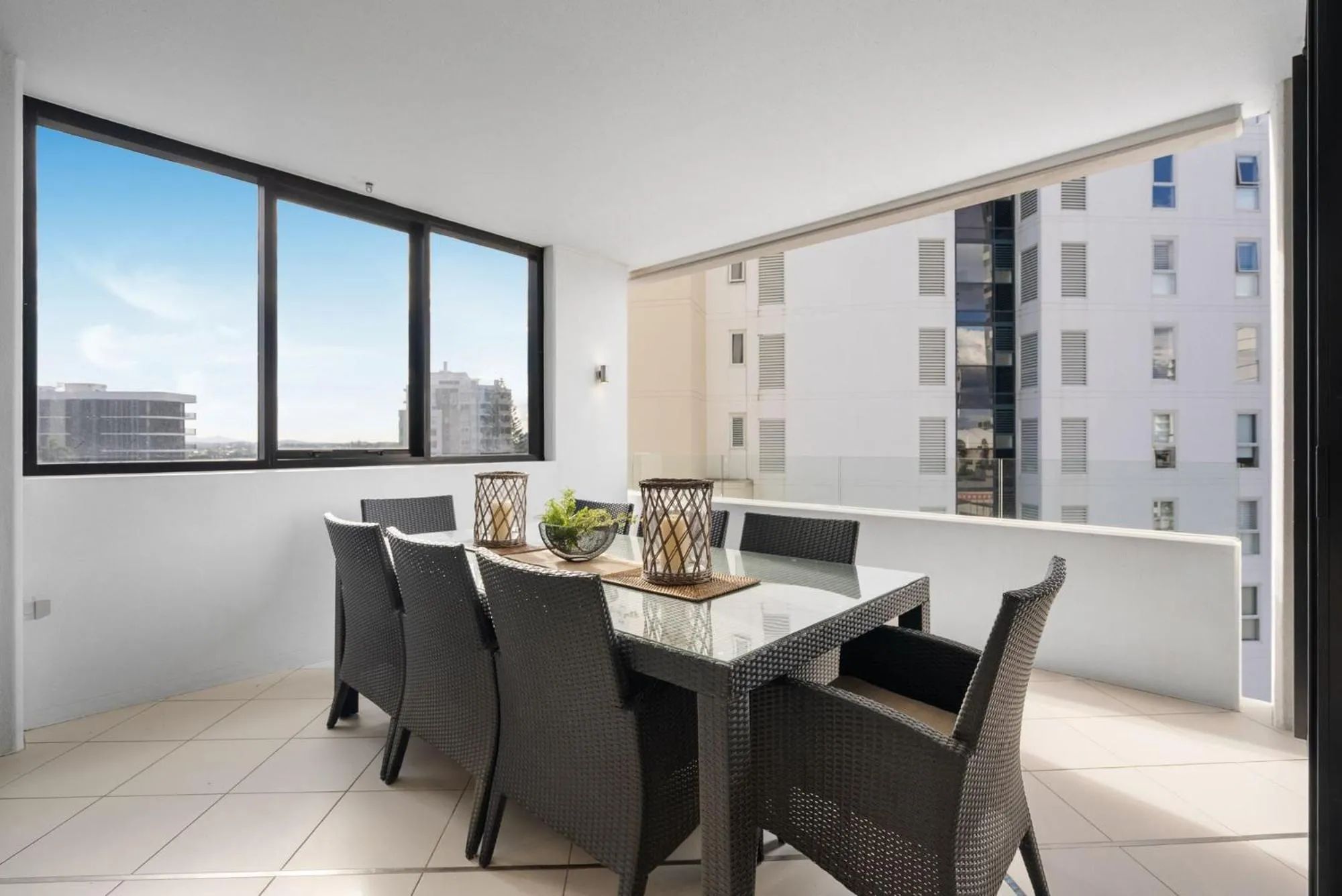 Dining area in Aria Apartments