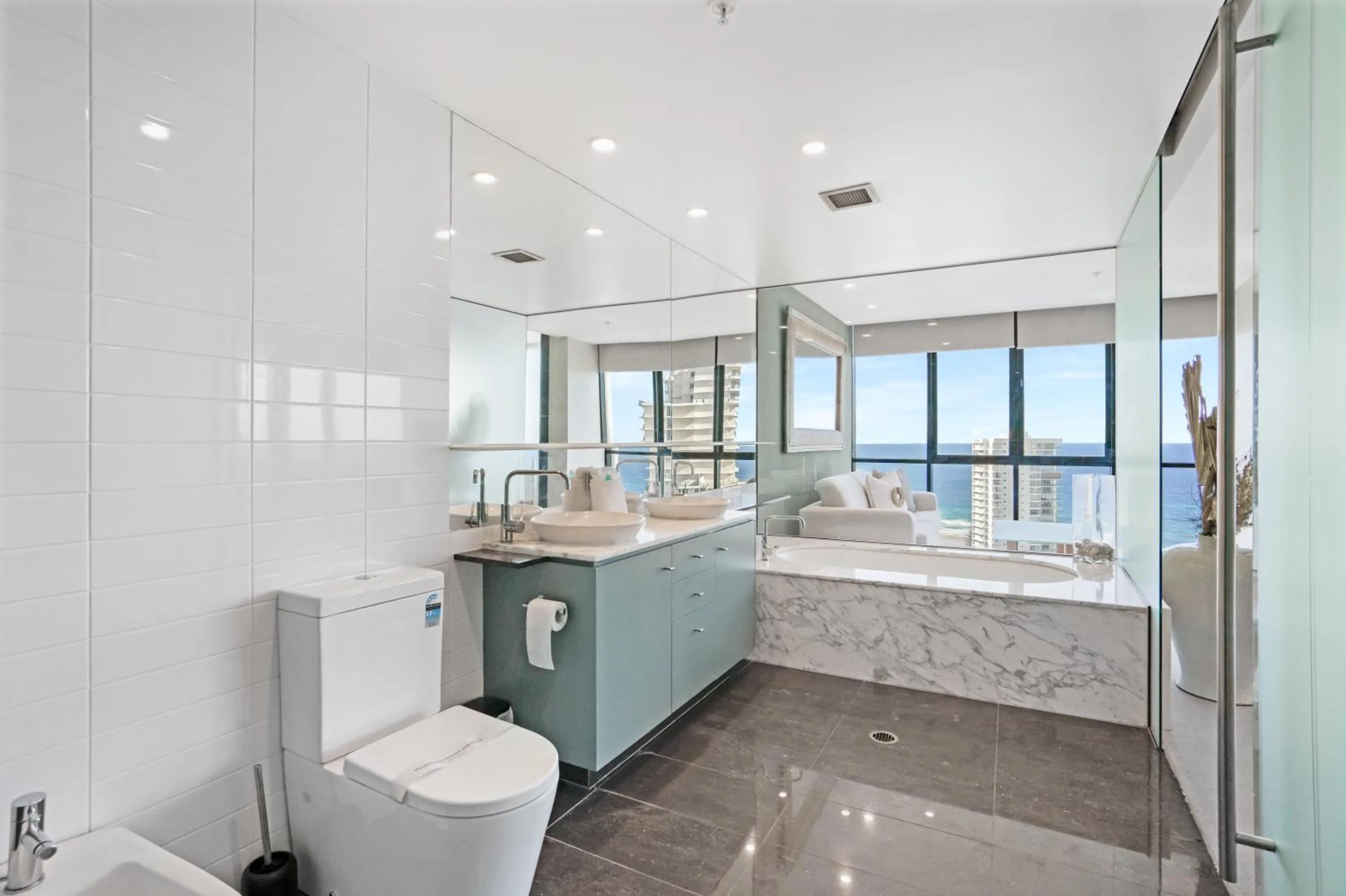Bathroom in Aria Apartments