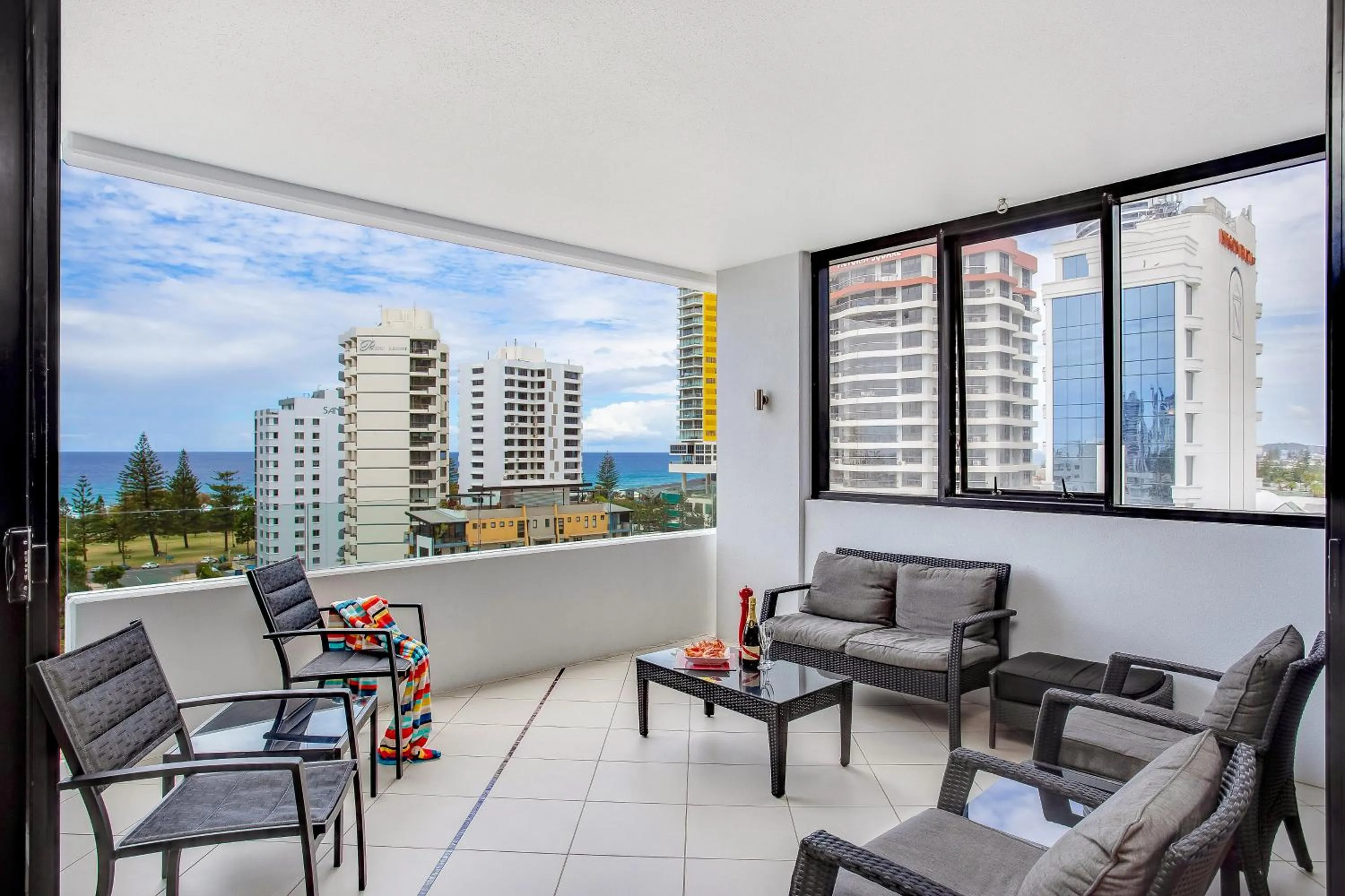 Patio in Aria Apartments