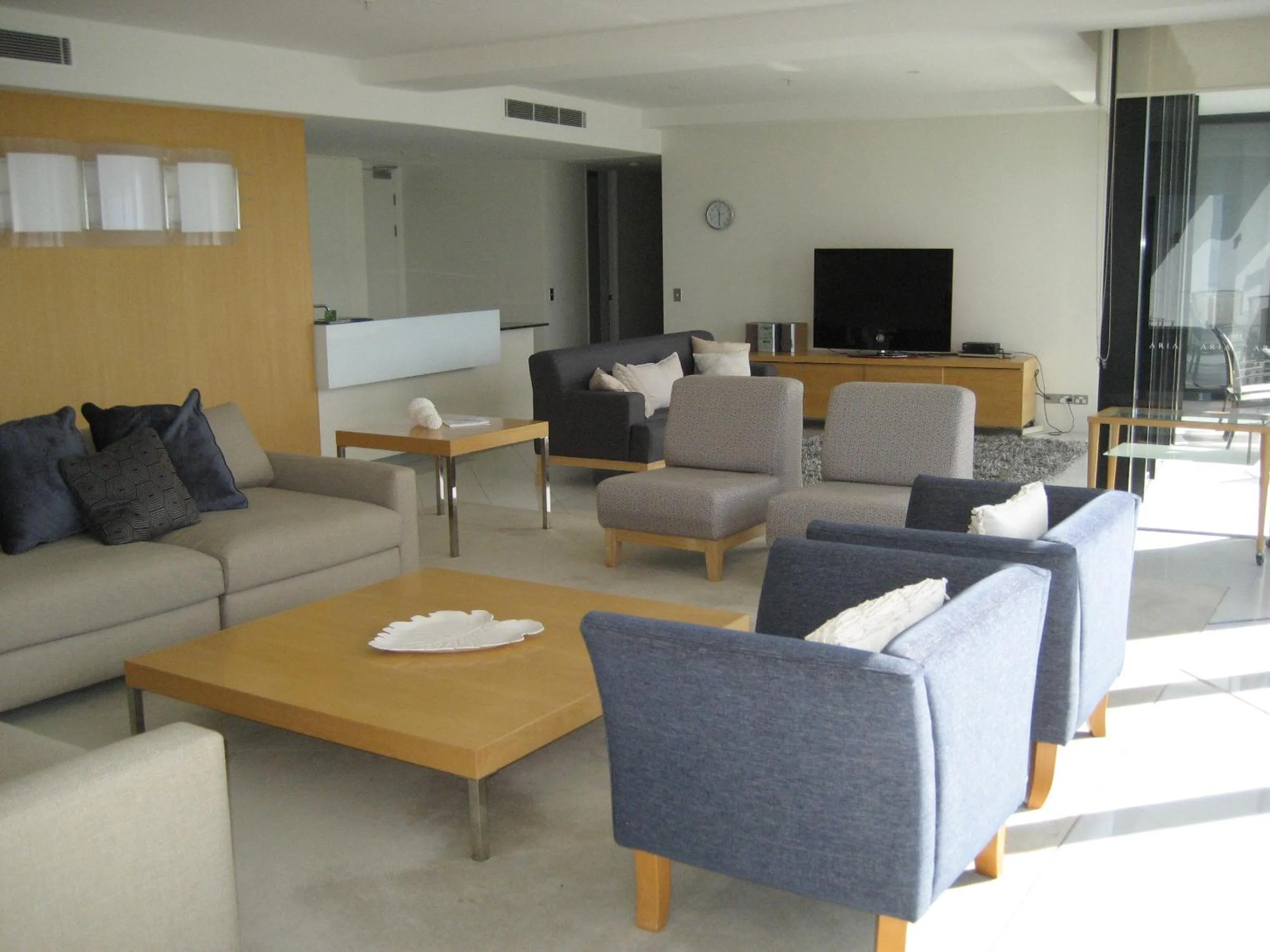 Living room in Aria Apartments