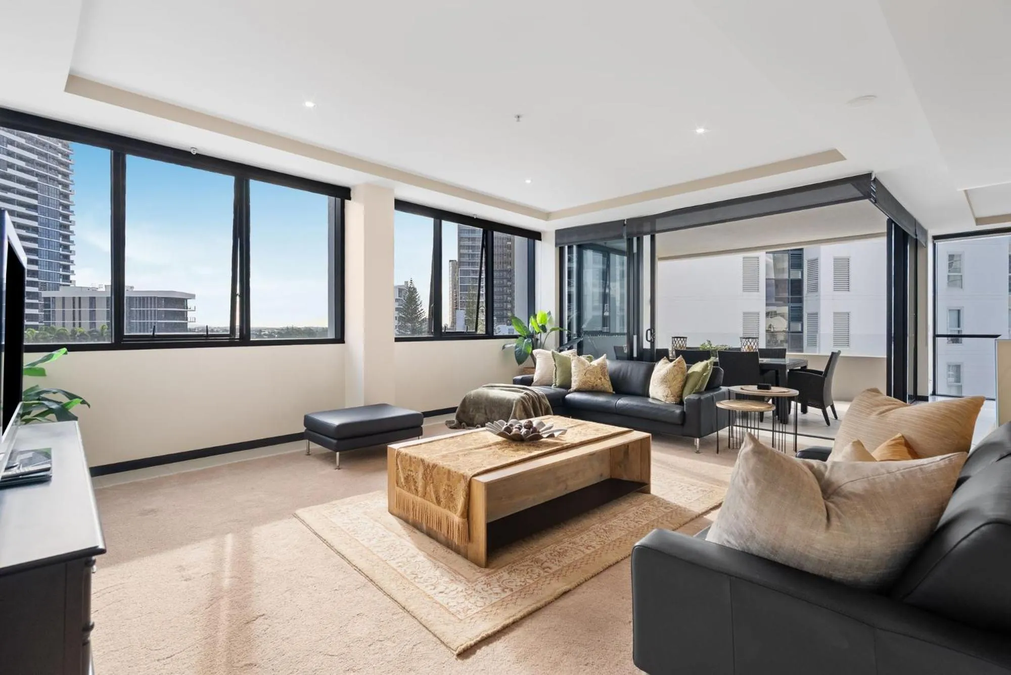 Living room in Aria Apartments
