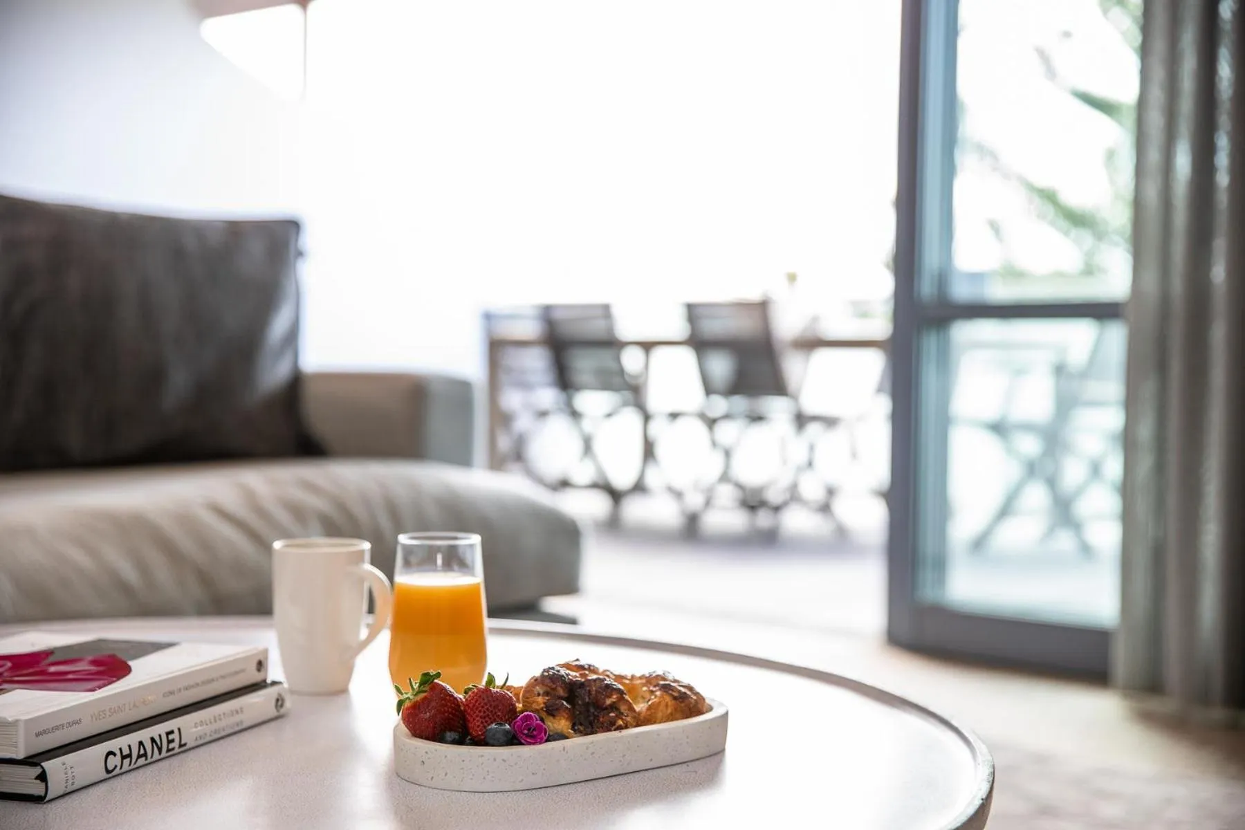 Living room in Beach Suites