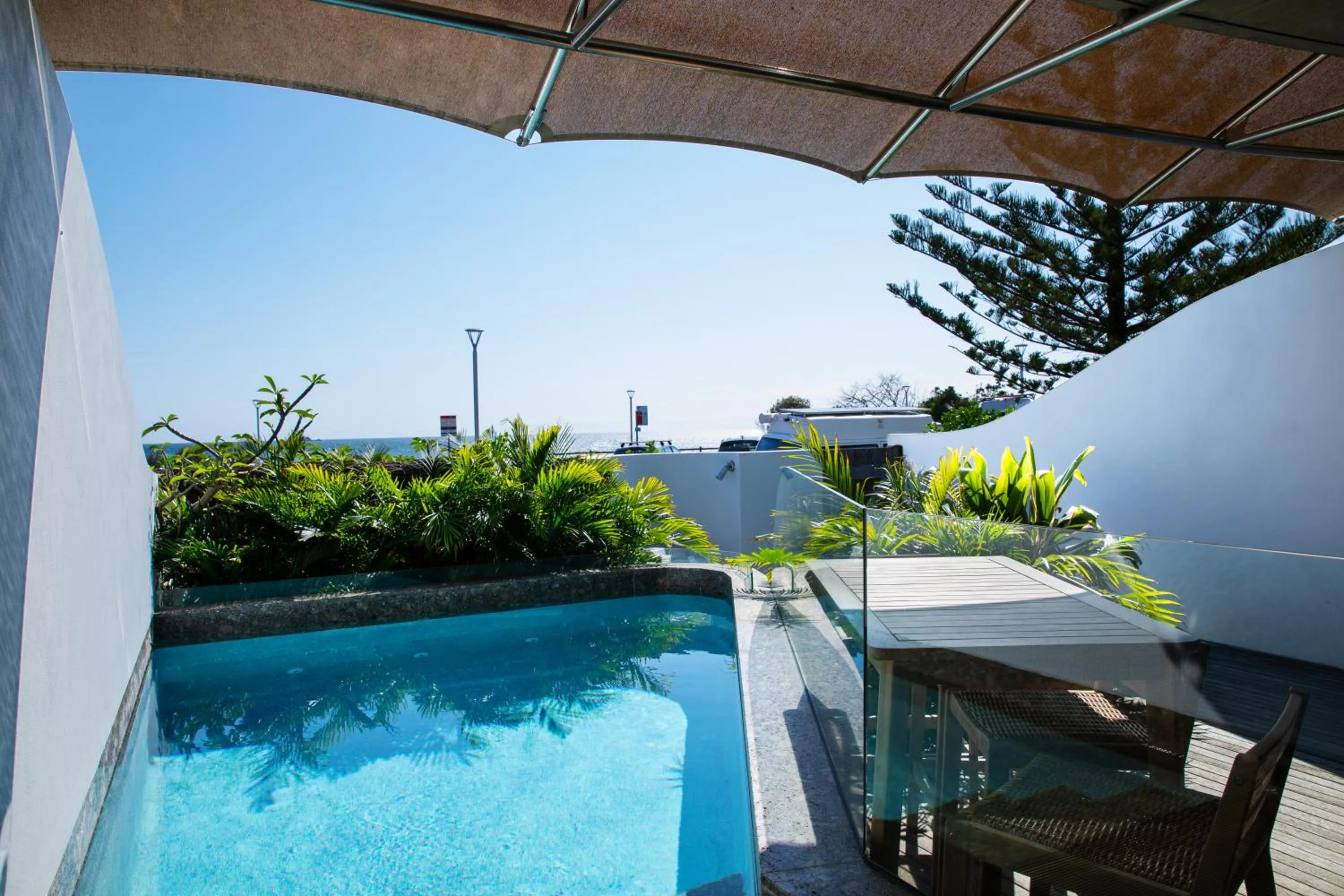 Swimming pool in Beach Suites