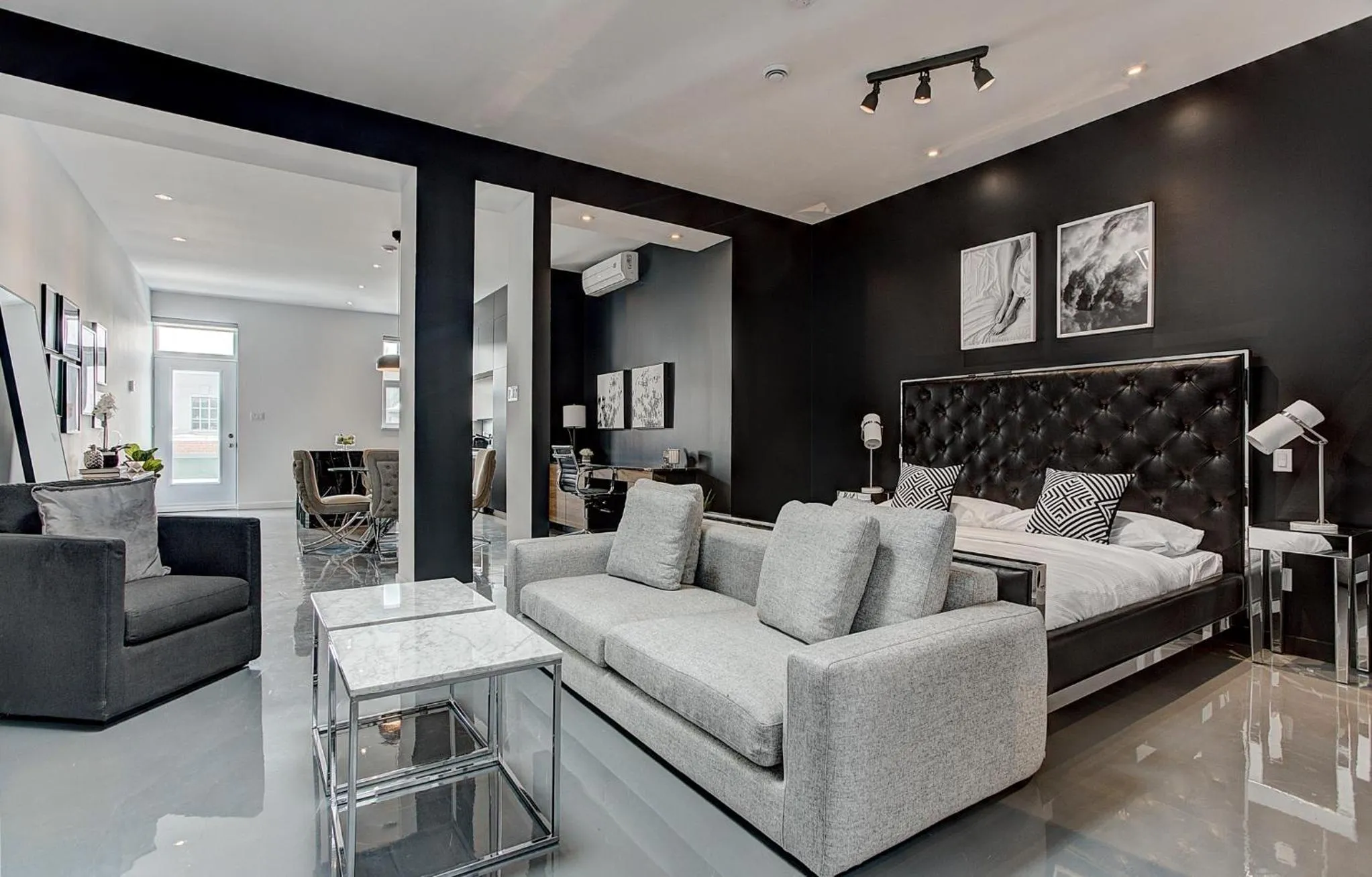 Living room in Les Lofts du Centre by Simplissimmo