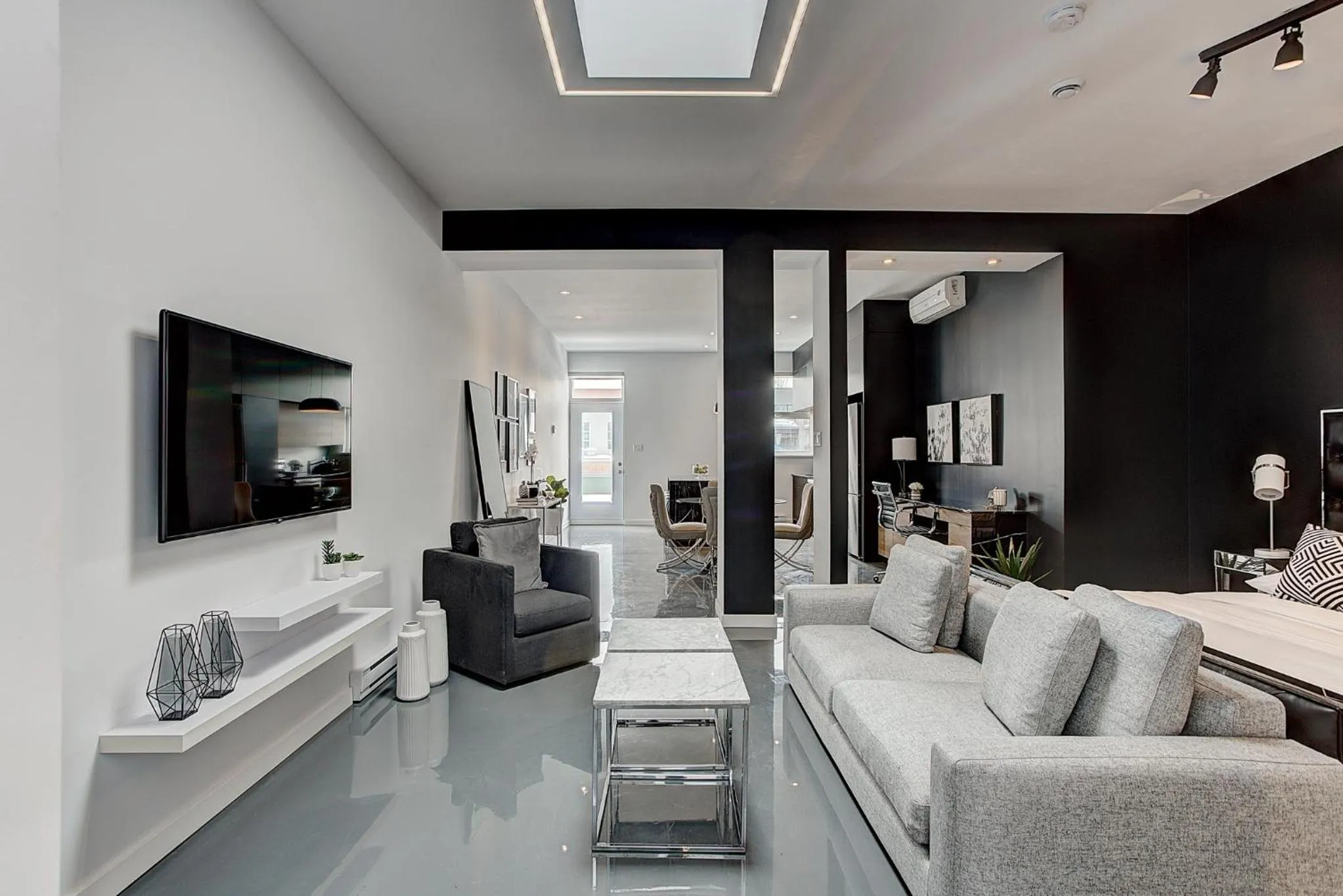 Living room in Les Lofts du Centre by Simplissimmo