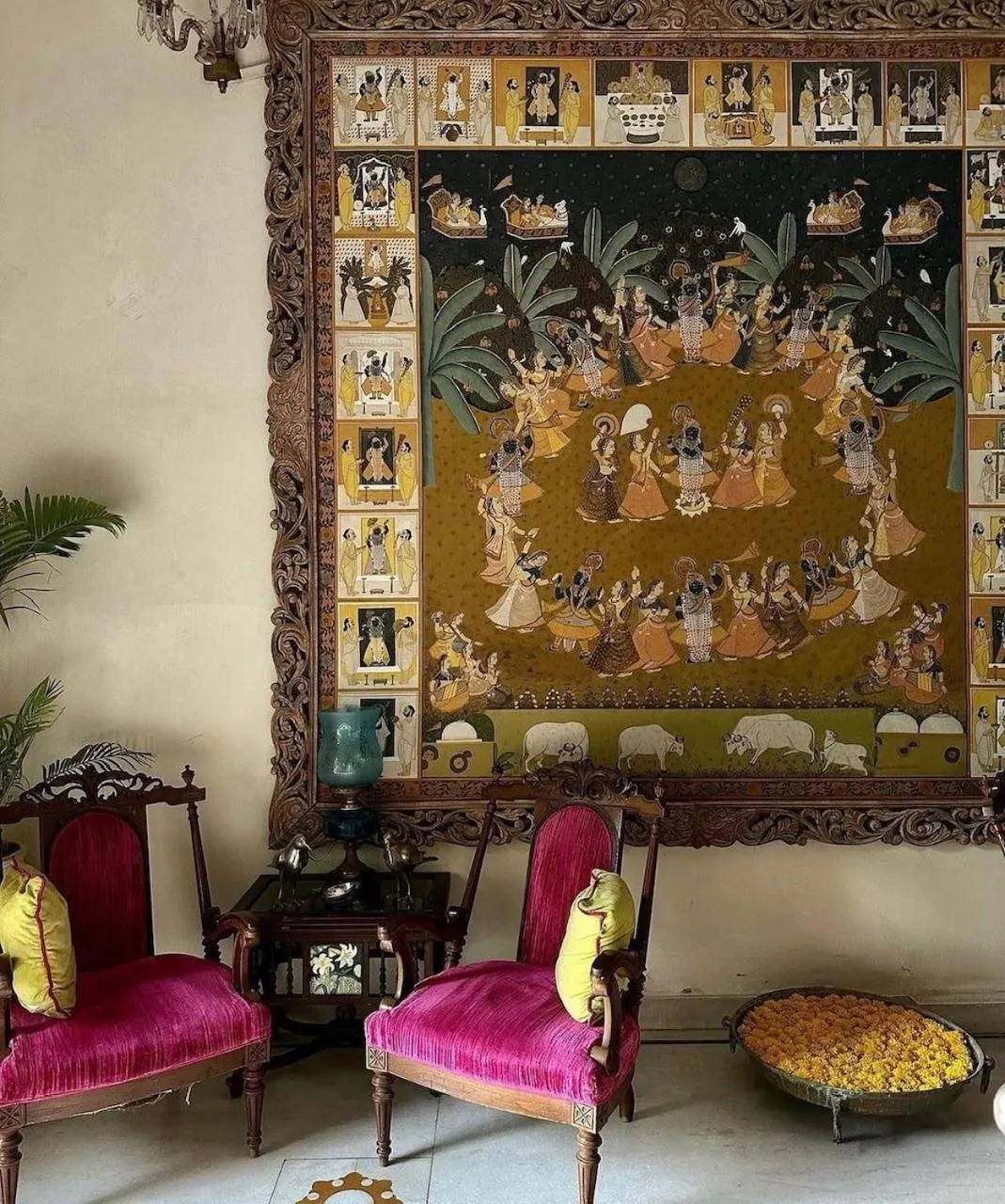 Lobby or reception in Hotel Udai Kothi