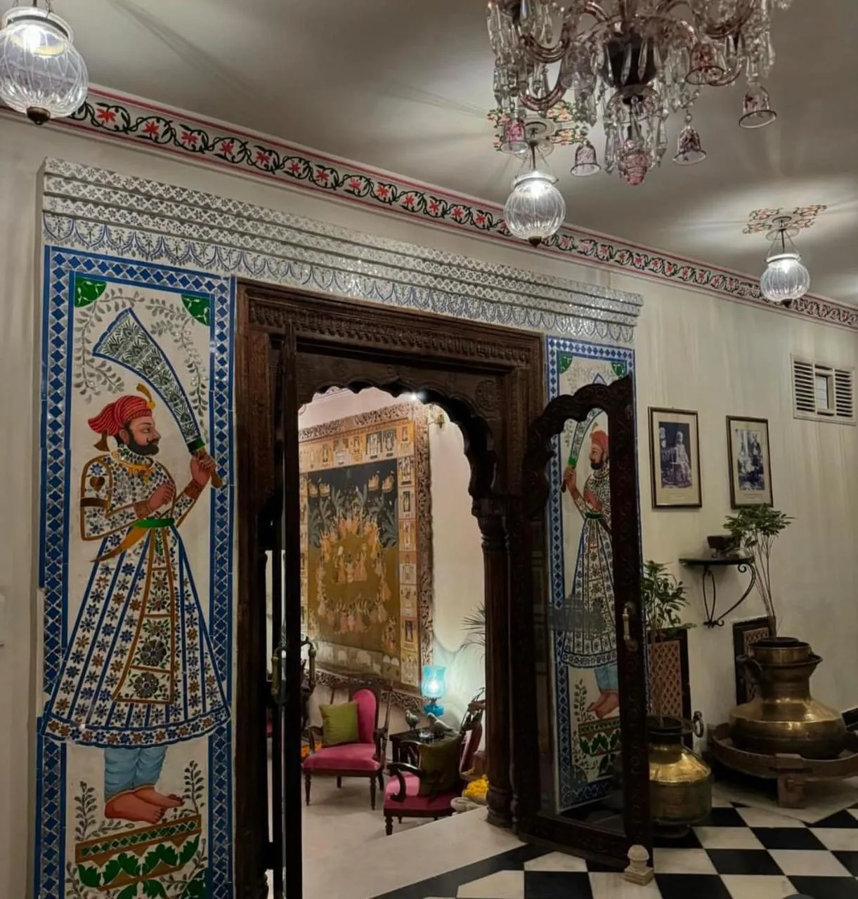 Lobby or reception in Hotel Udai Kothi