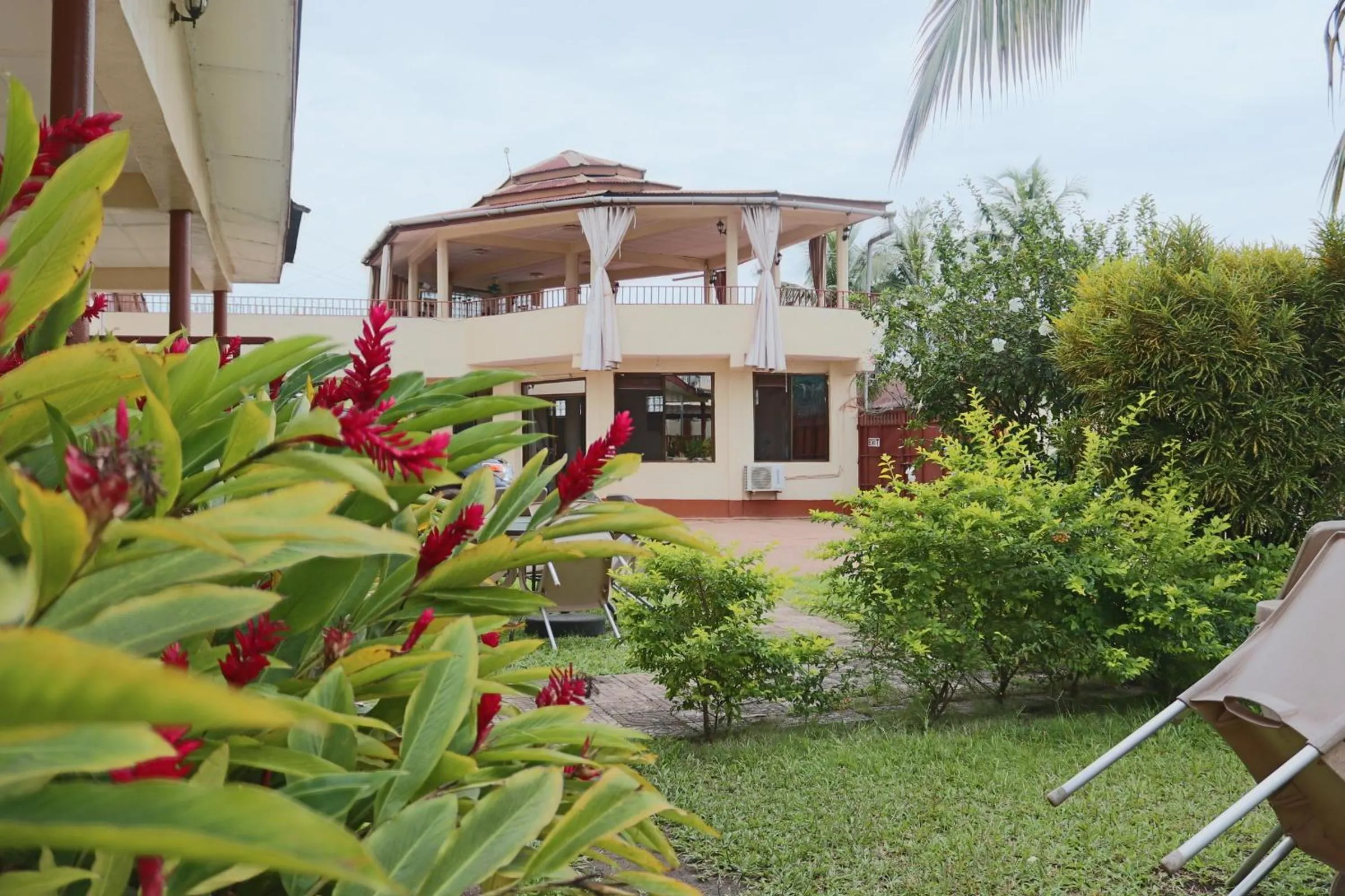 Garden view in Paloma Guest House