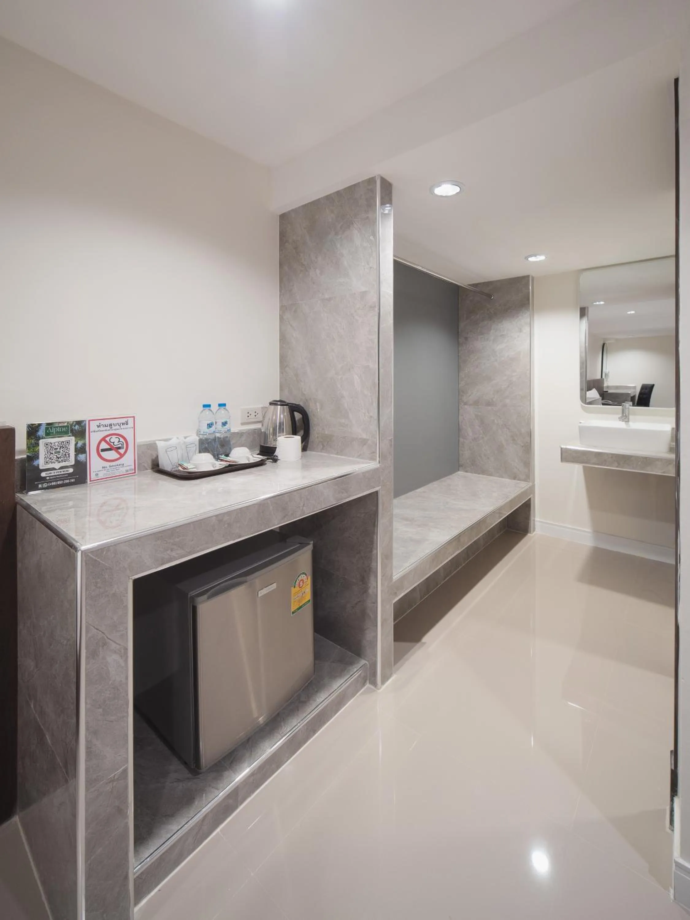 Seating area in Grand Alpine Hotel