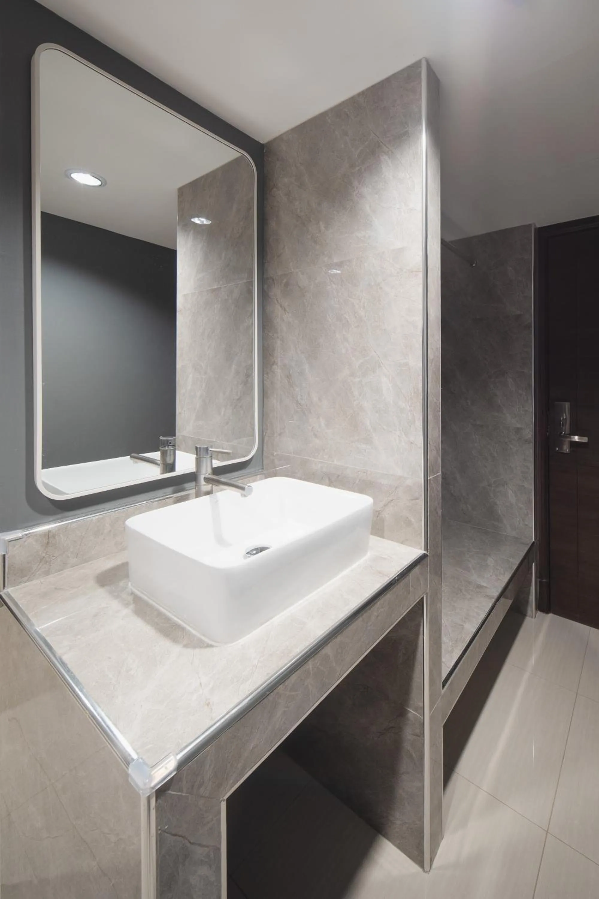 Bathroom in Grand Alpine Hotel