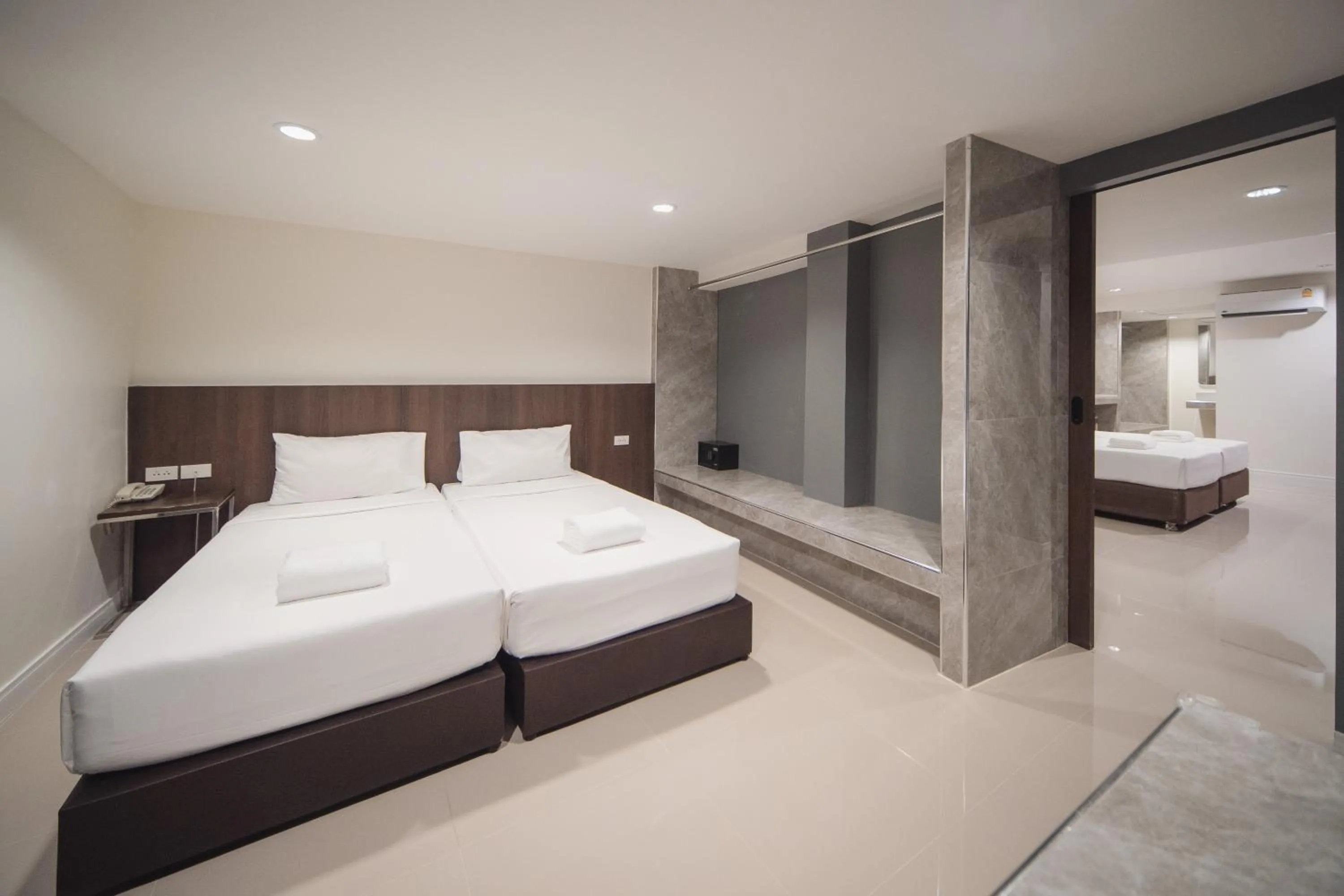 Bed in Grand Alpine Hotel