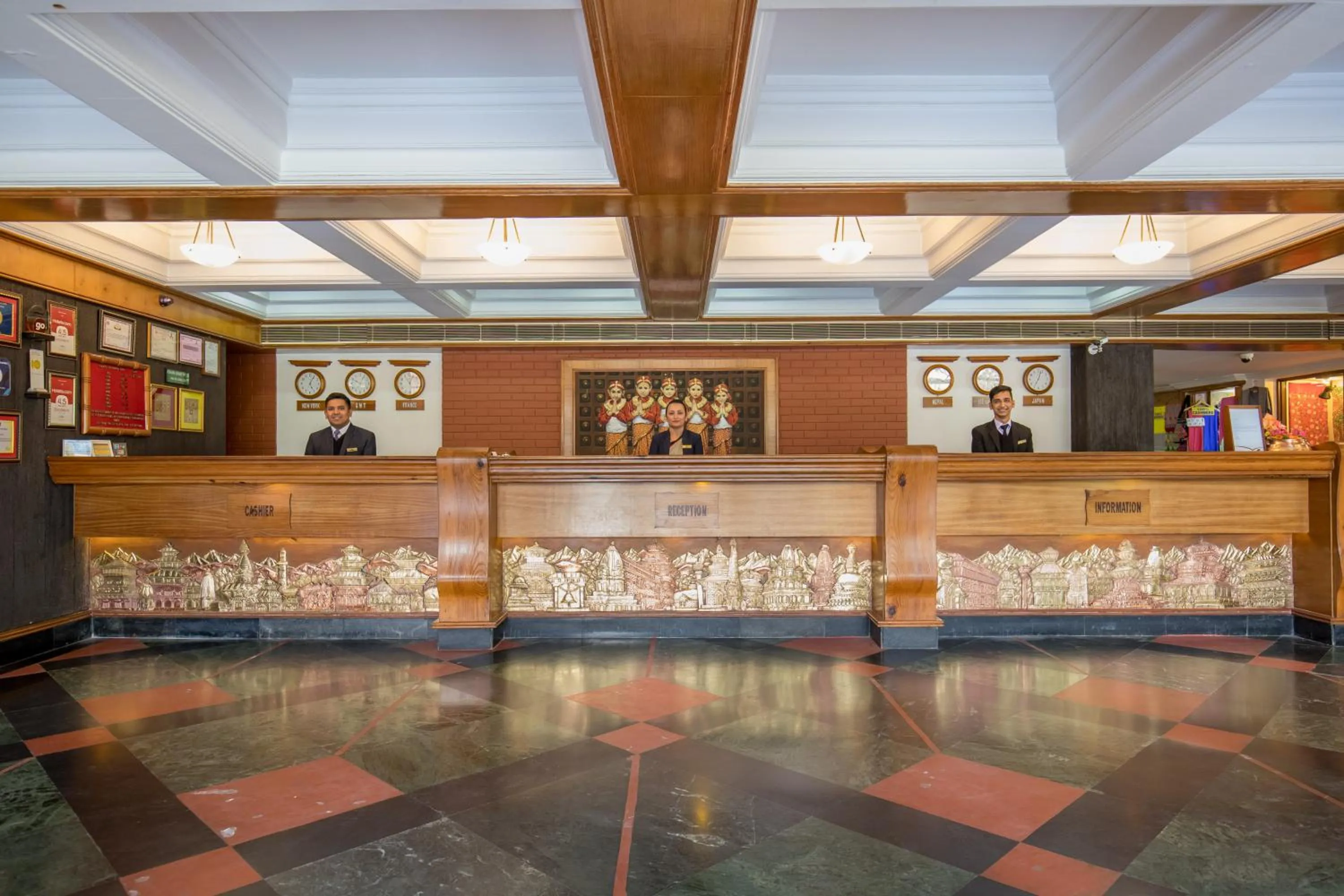 Lobby or reception in Hotel Pokhara Grande