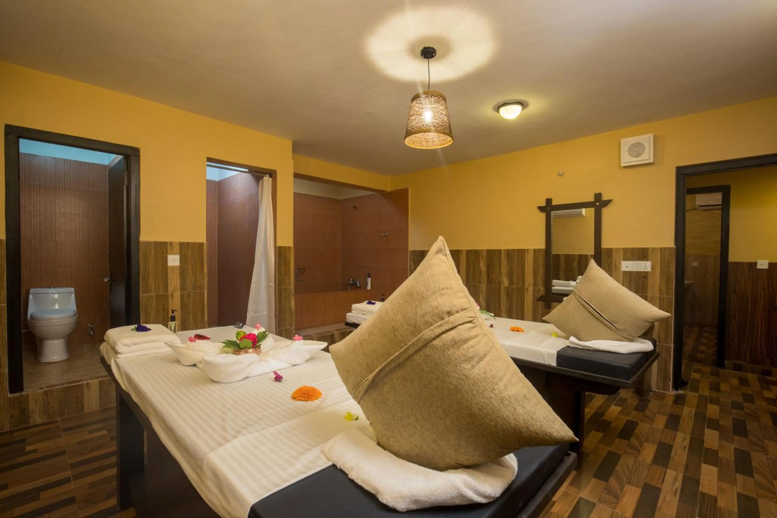 Massage, Bed in Hotel Pokhara Grande