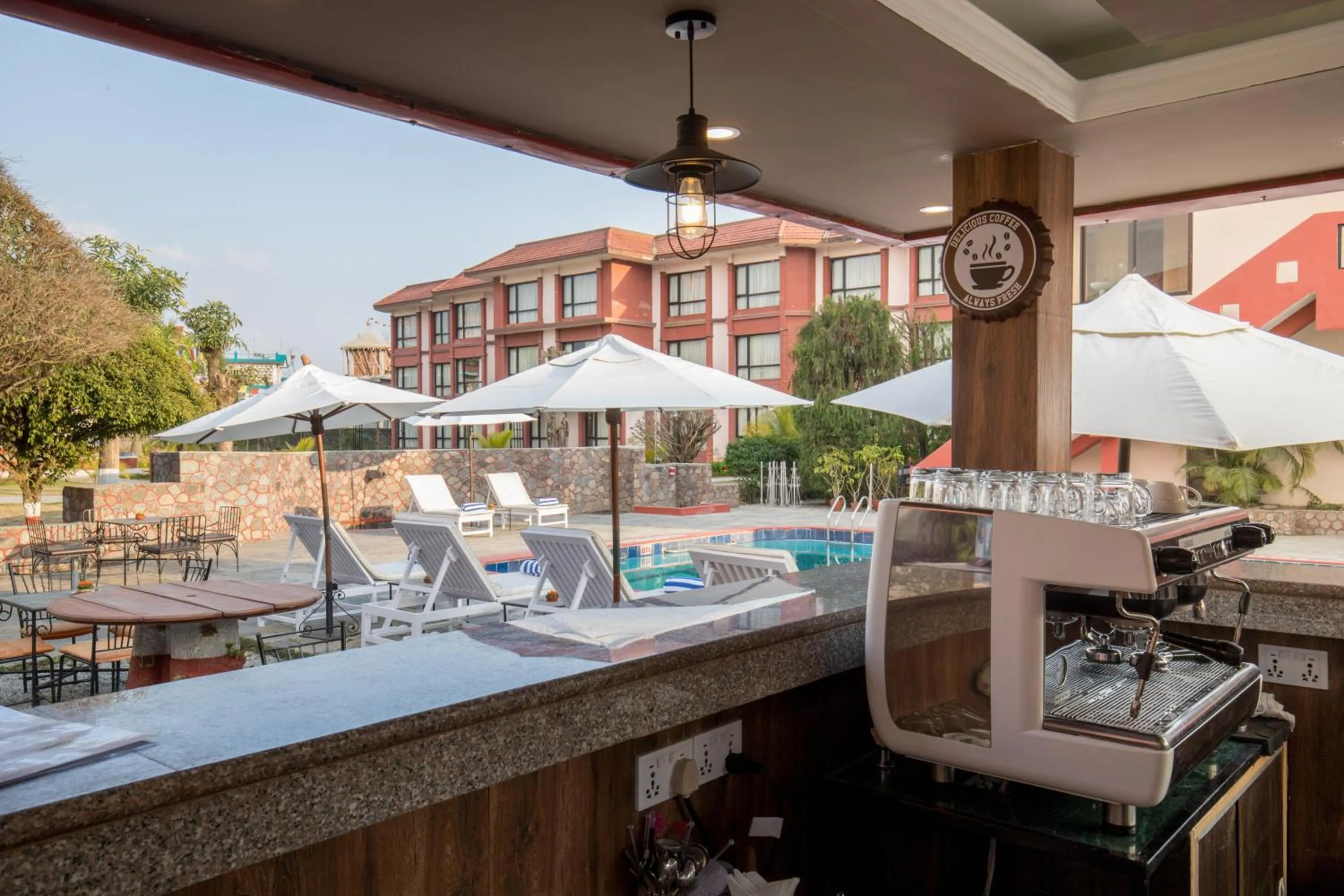 Drinks in Hotel Pokhara Grande