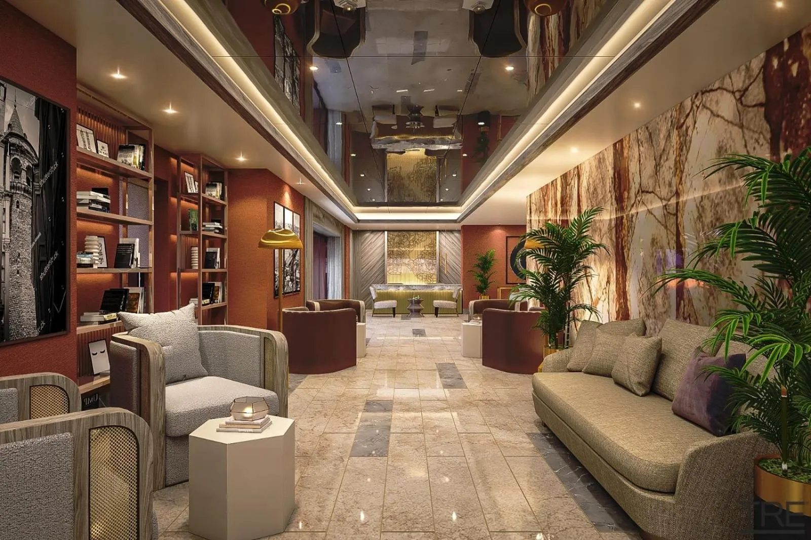 Lobby or reception in Aspera Hotel Altunizade