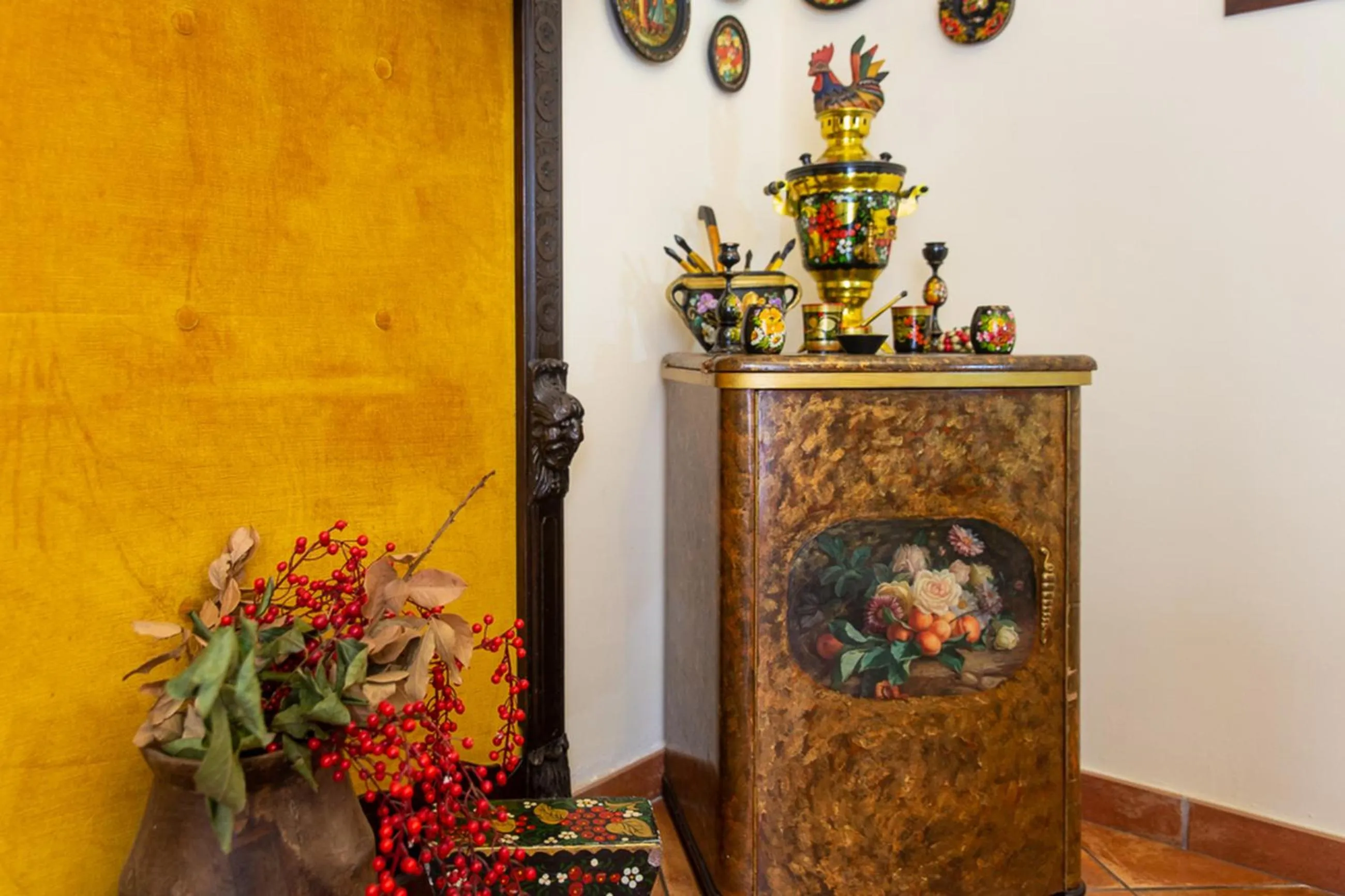 Decorative detail in B&B Villa Liliya