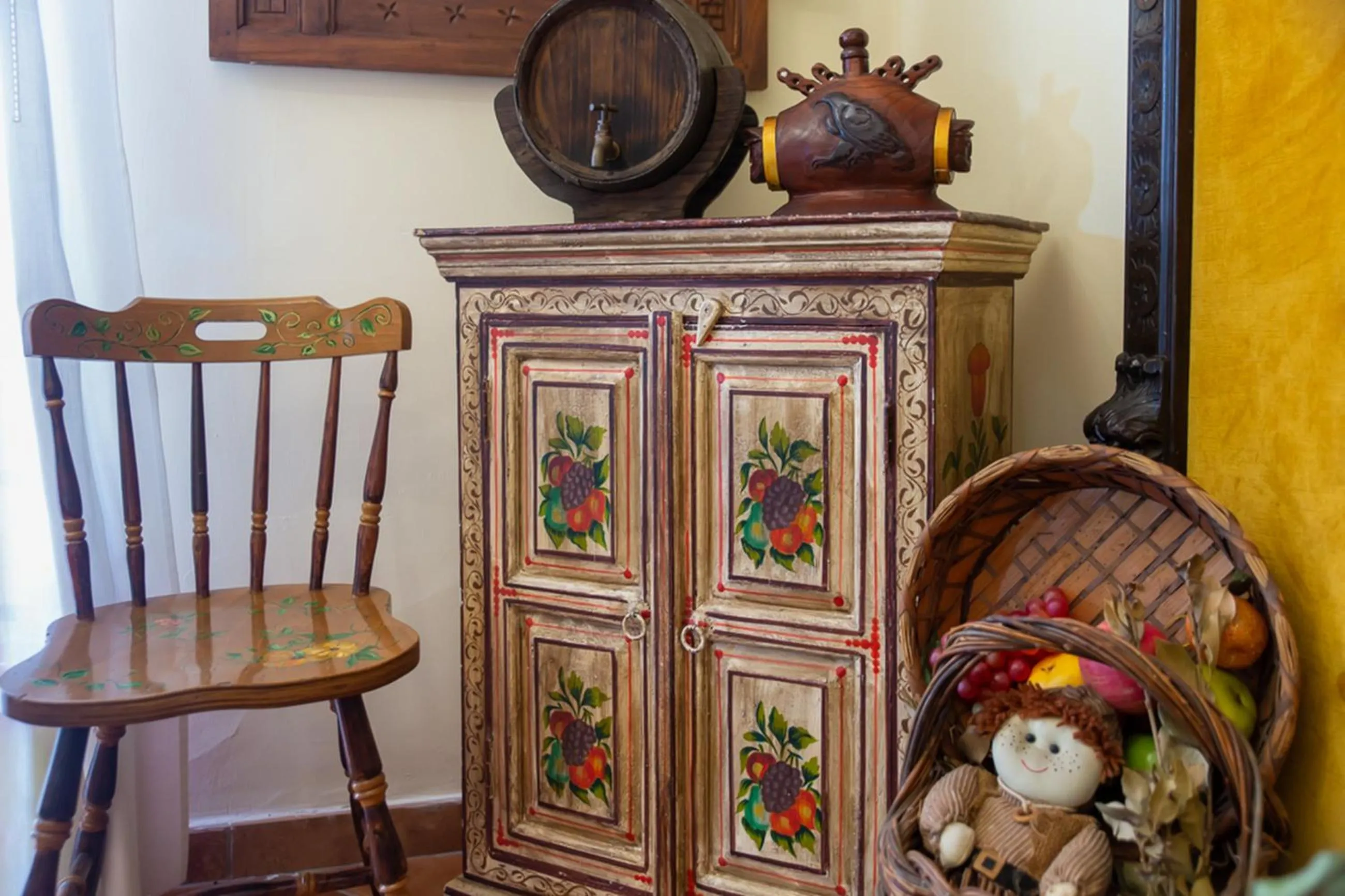 Decorative detail in B&B Villa Liliya