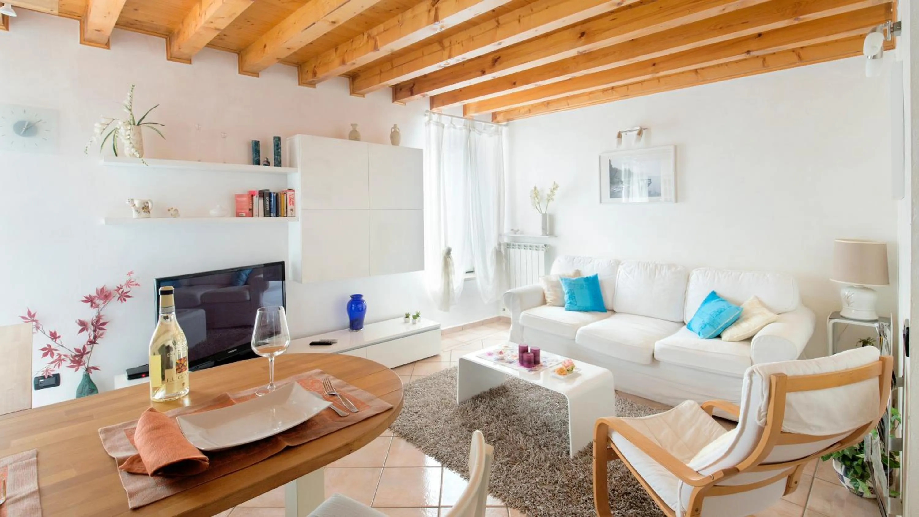 Living room in Antiche Rive Holidays Apartments