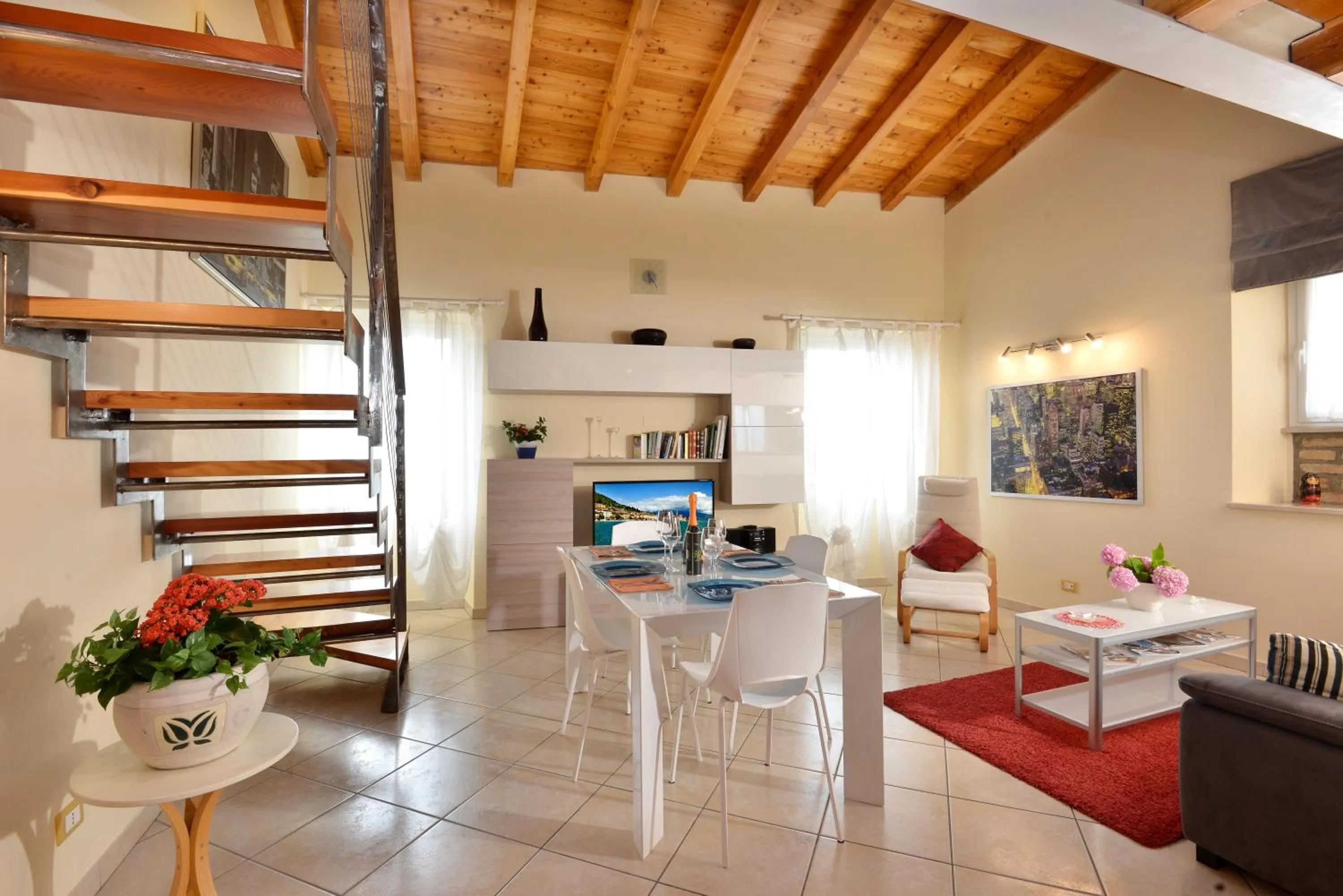 Seating area in Antiche Rive Holidays Apartments