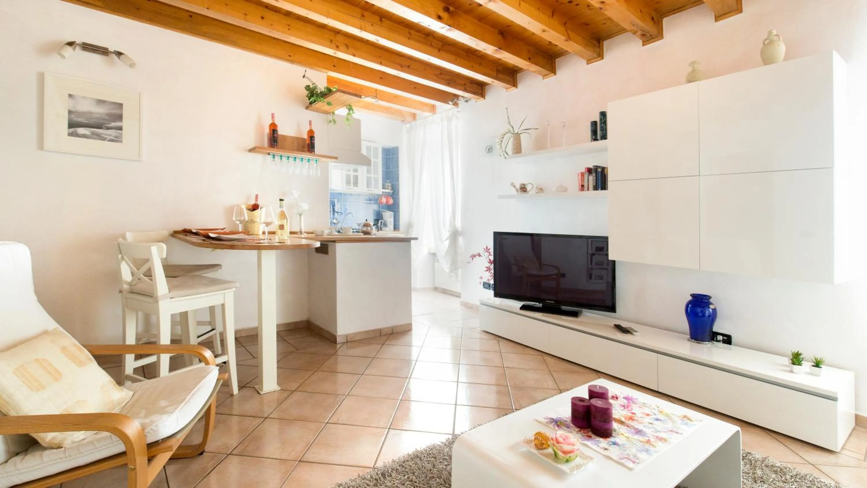 Living room in Antiche Rive Holidays Apartments