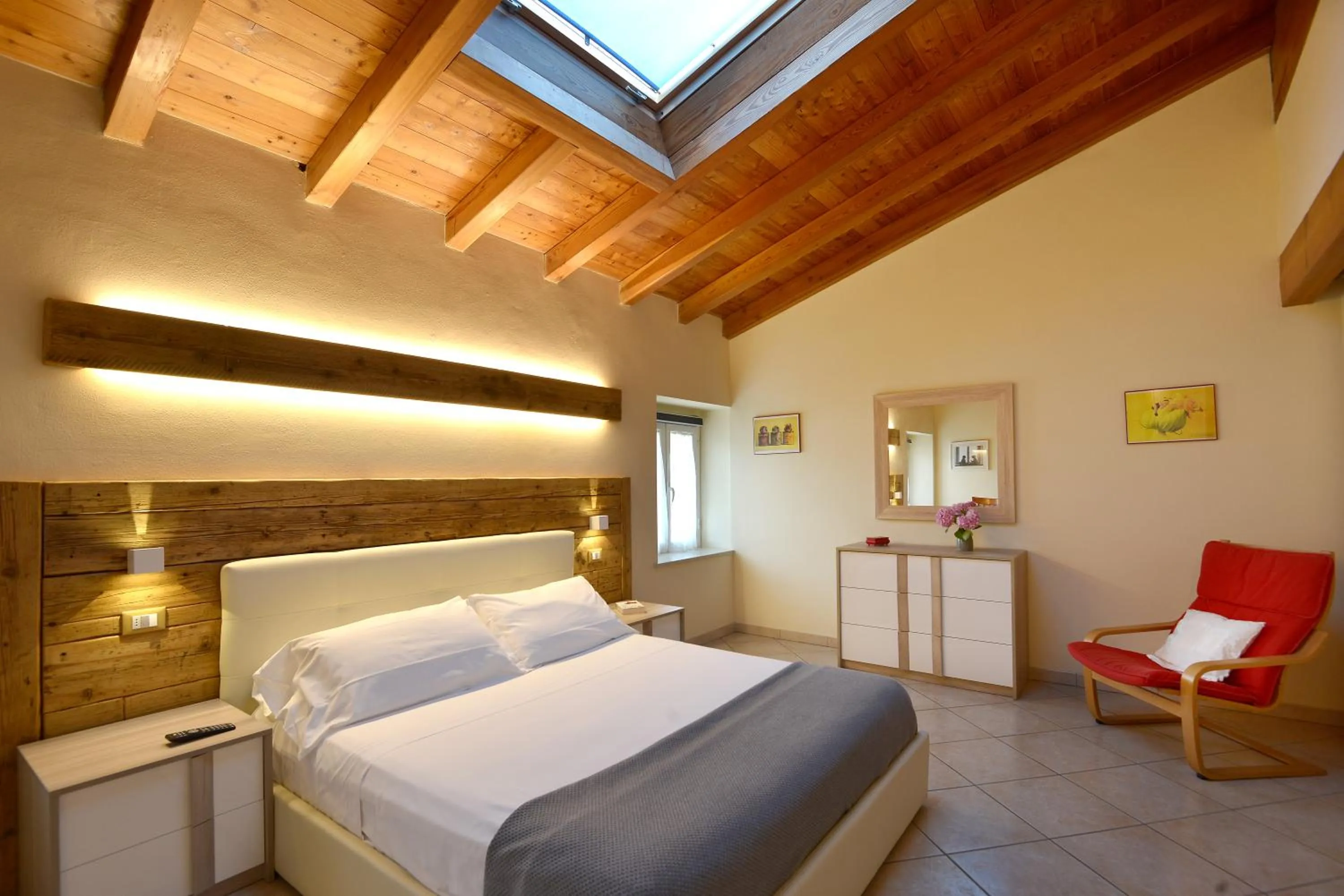 Bedroom, Bed in Antiche Rive Holidays Apartments