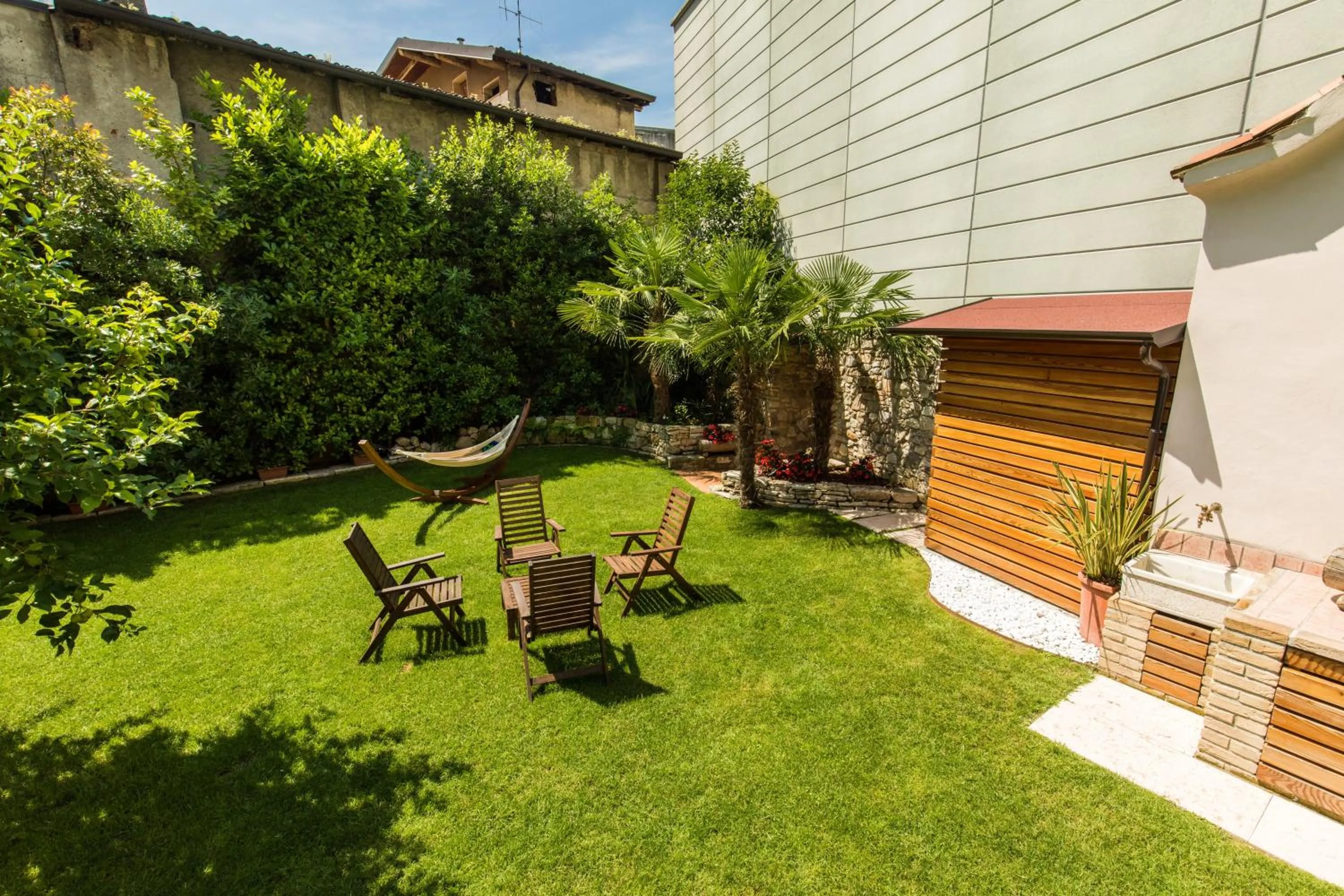 Garden in Antiche Rive Holidays Apartments
