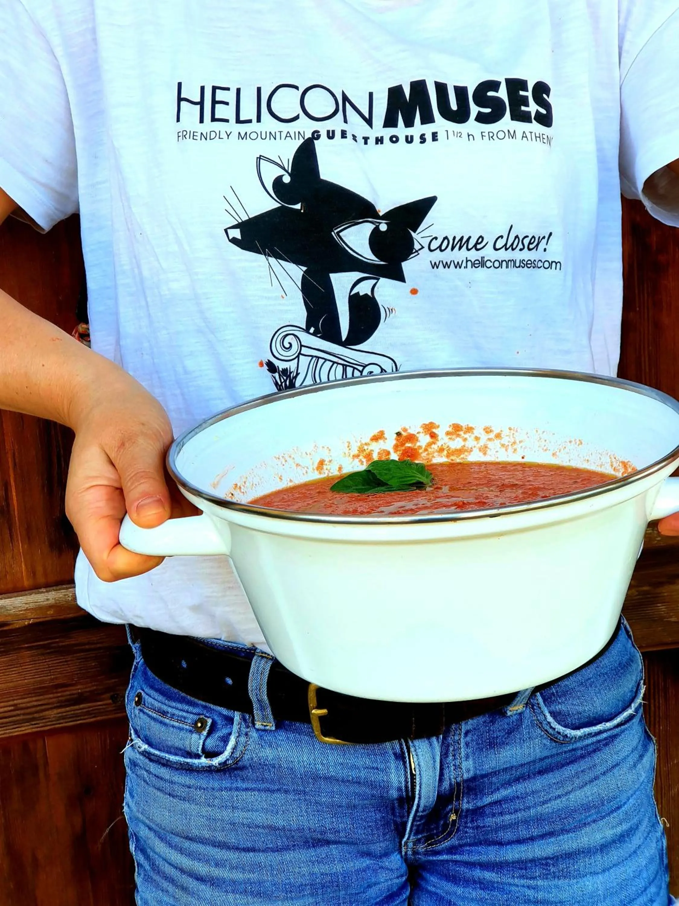 Food in Helicon Muses Friendly Mountain B&B Guesthouse