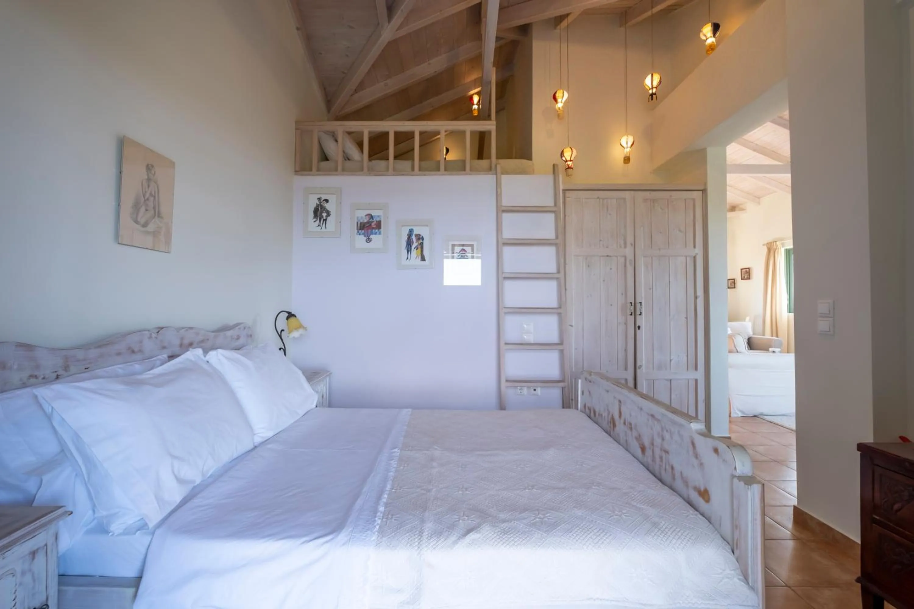 Bedroom, Bed in Chamaloni Cottages