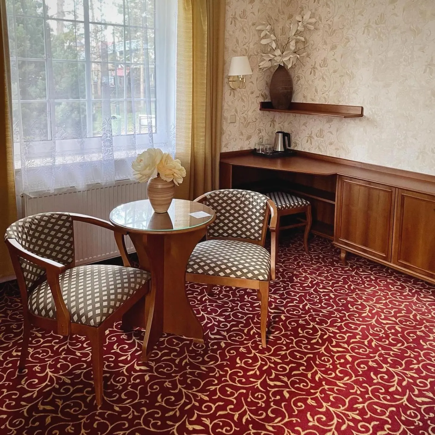 Coffee/tea facilities in Hotel Ostrov