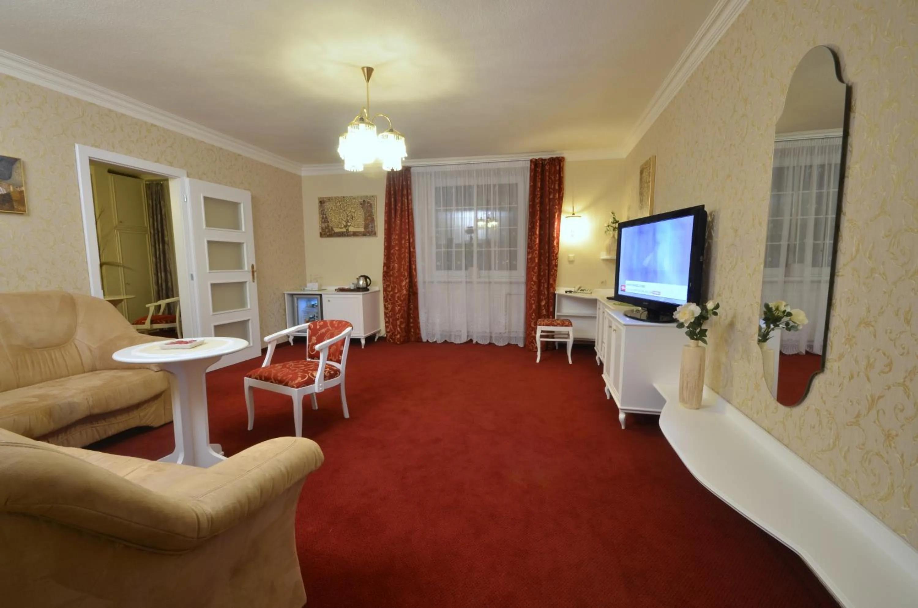 Living room in Hotel Ostrov