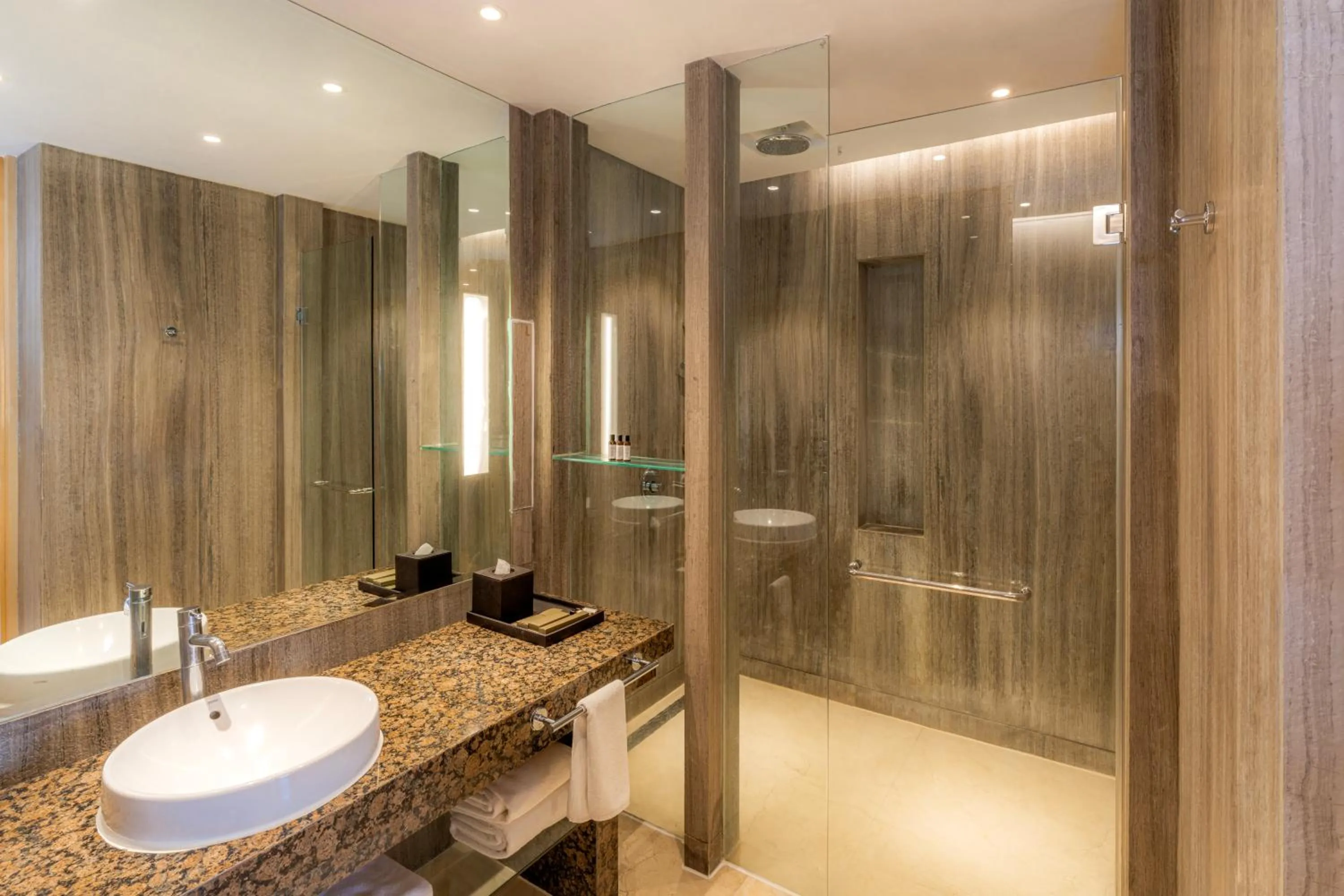Shower in Hyatt Regency Pune Hotel & Residences