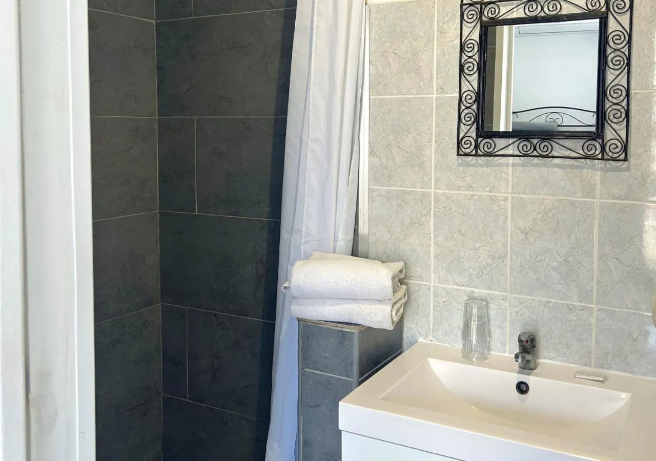 Bathroom in Hôtel Le Carnon