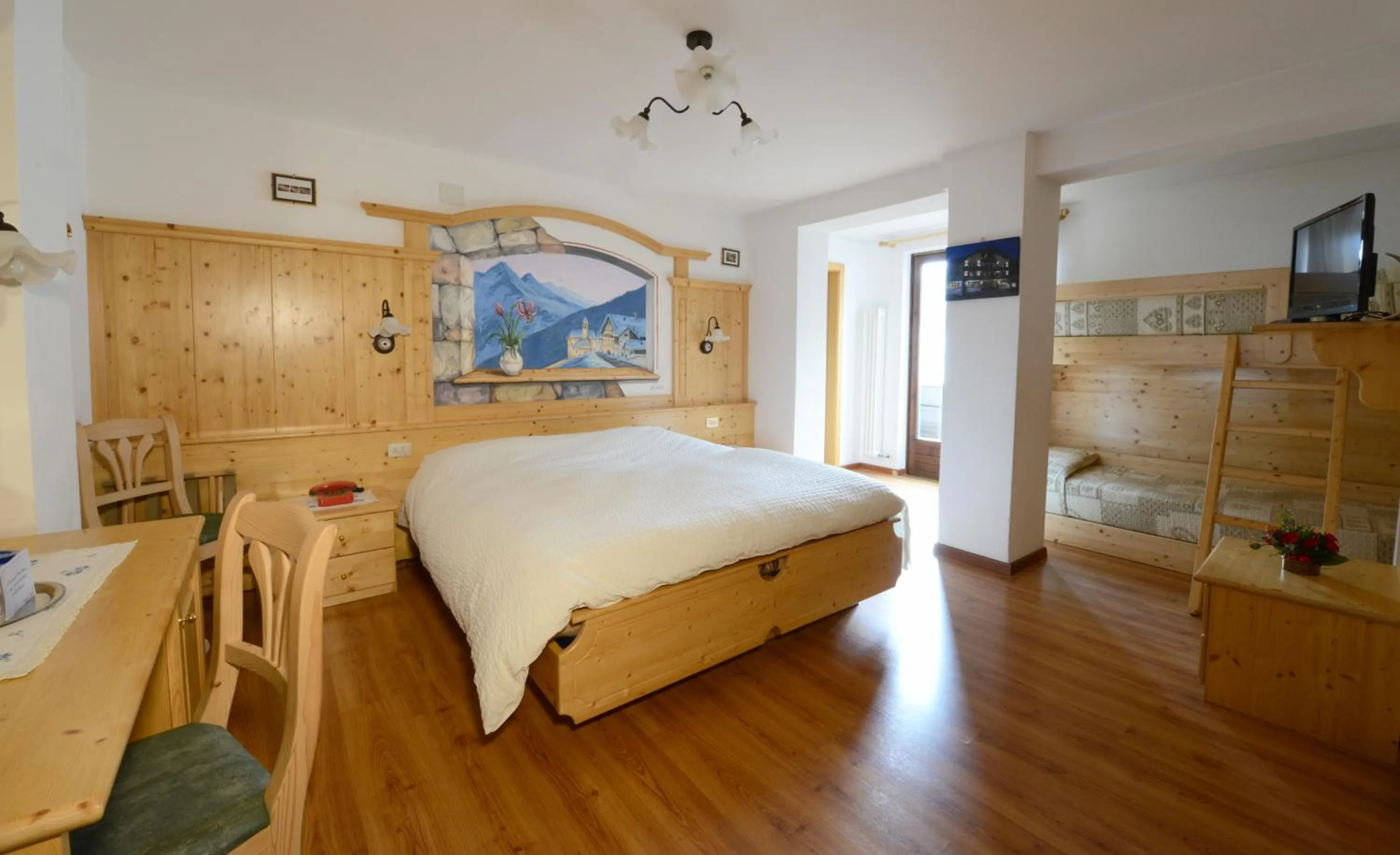 Bed in Hotel Presena