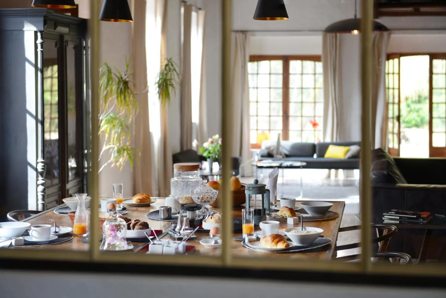 Dining area in Domaine de l'Ocrerie