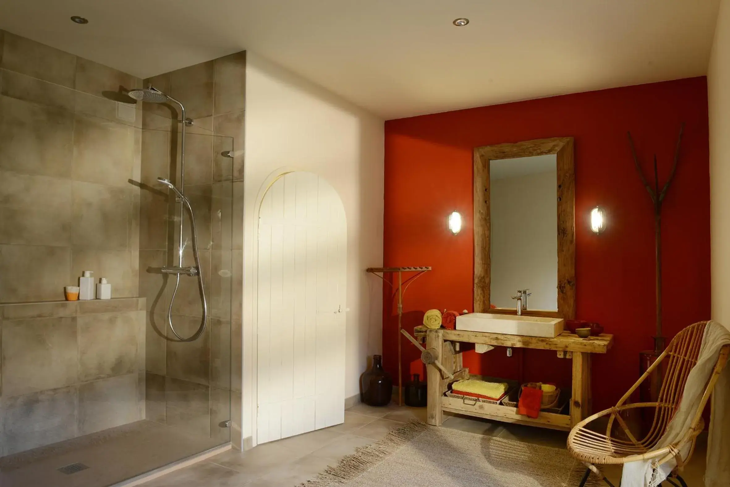 Superior Twin Room with Garden View in Domaine de l'Ocrerie Superior Twin Room with Garden View in Domaine de l'Ocrerie