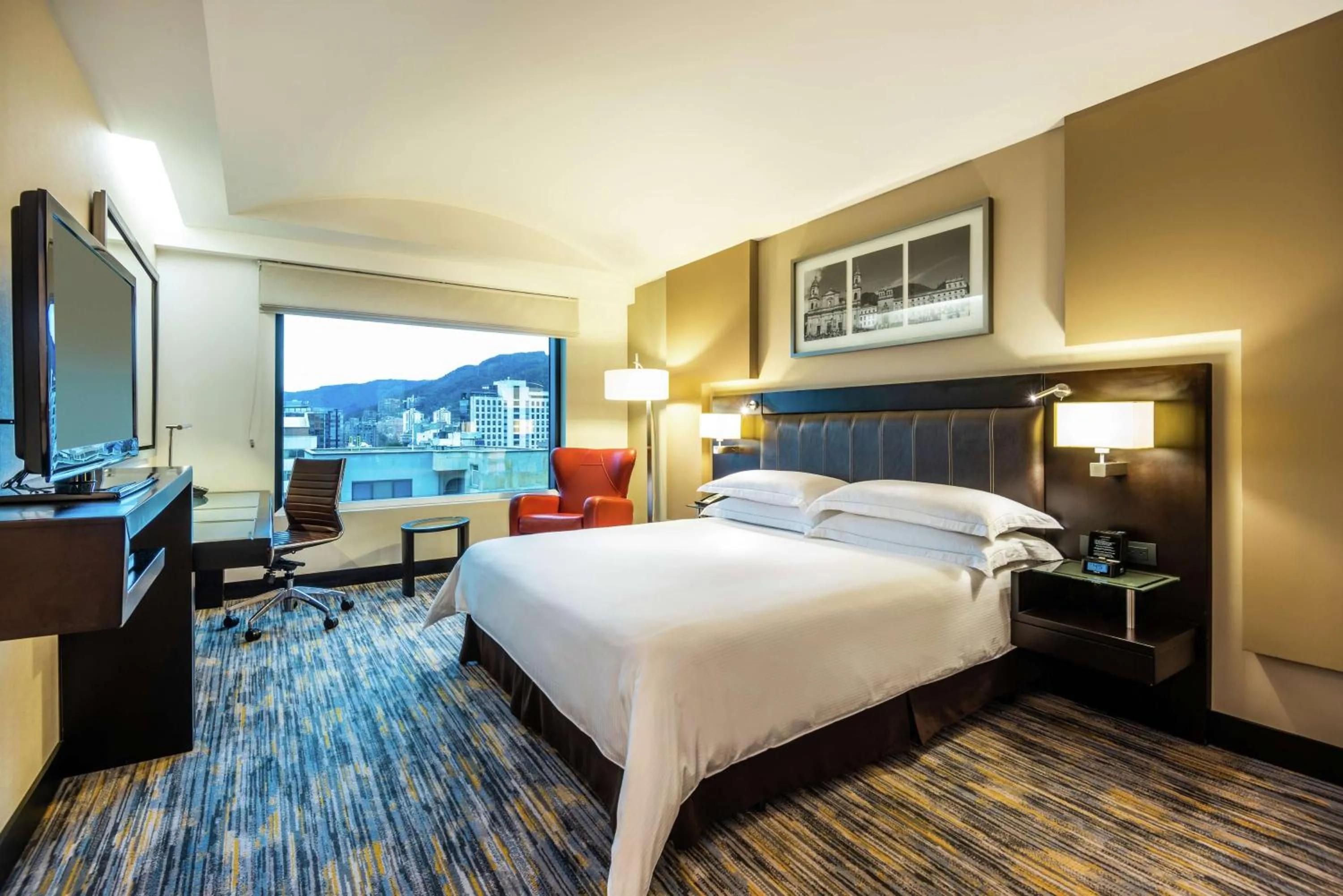 Bed in Hilton Bogotá