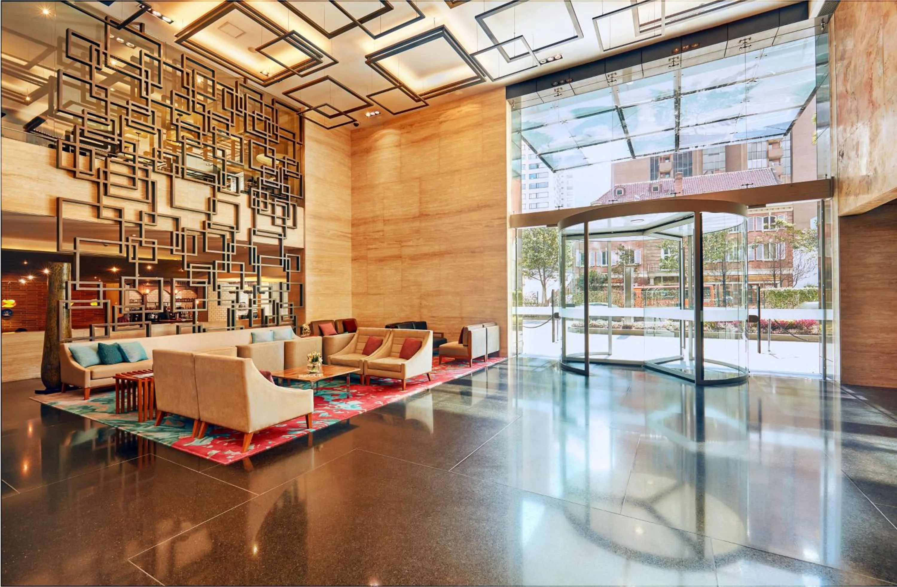 Lobby or reception in Hilton Bogotá