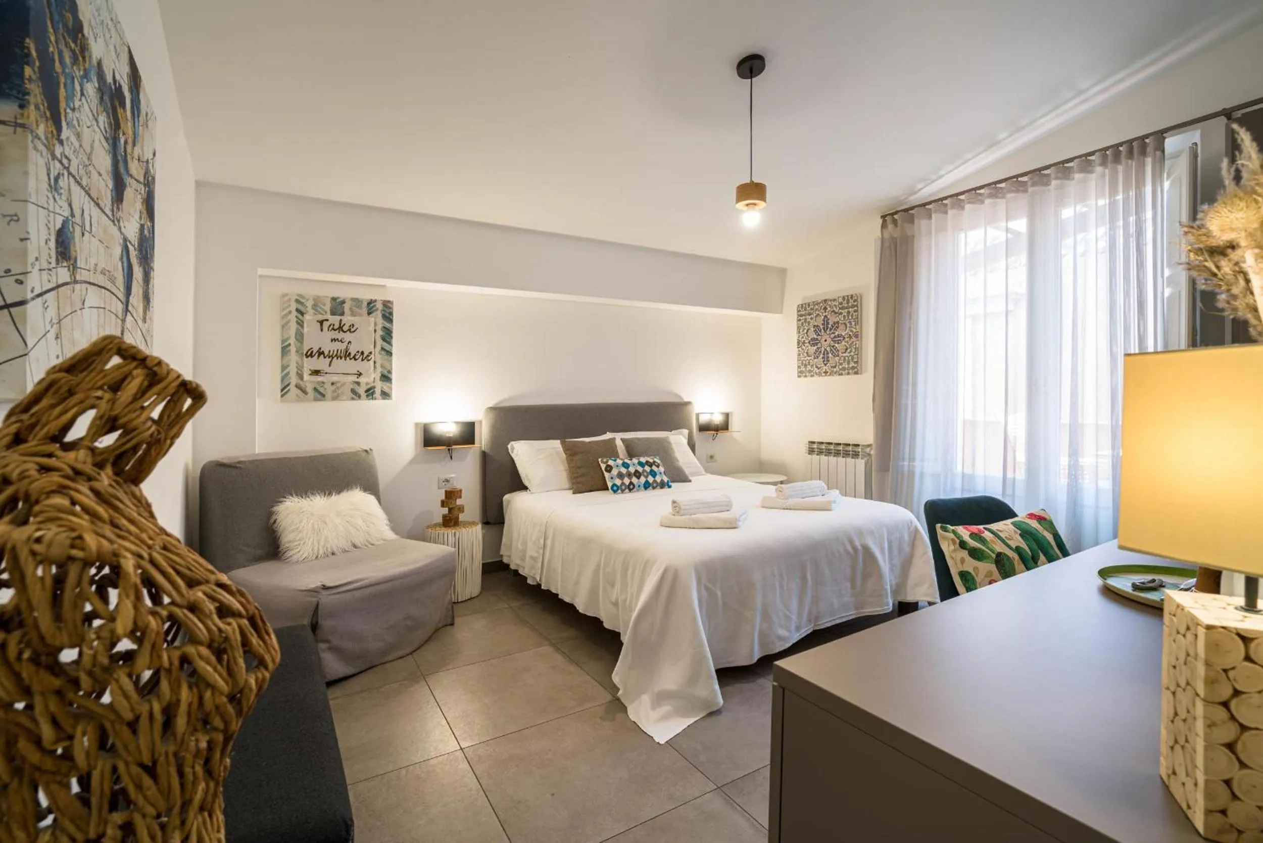 Bedroom, Bed in Al Duomo Rooms & Flats