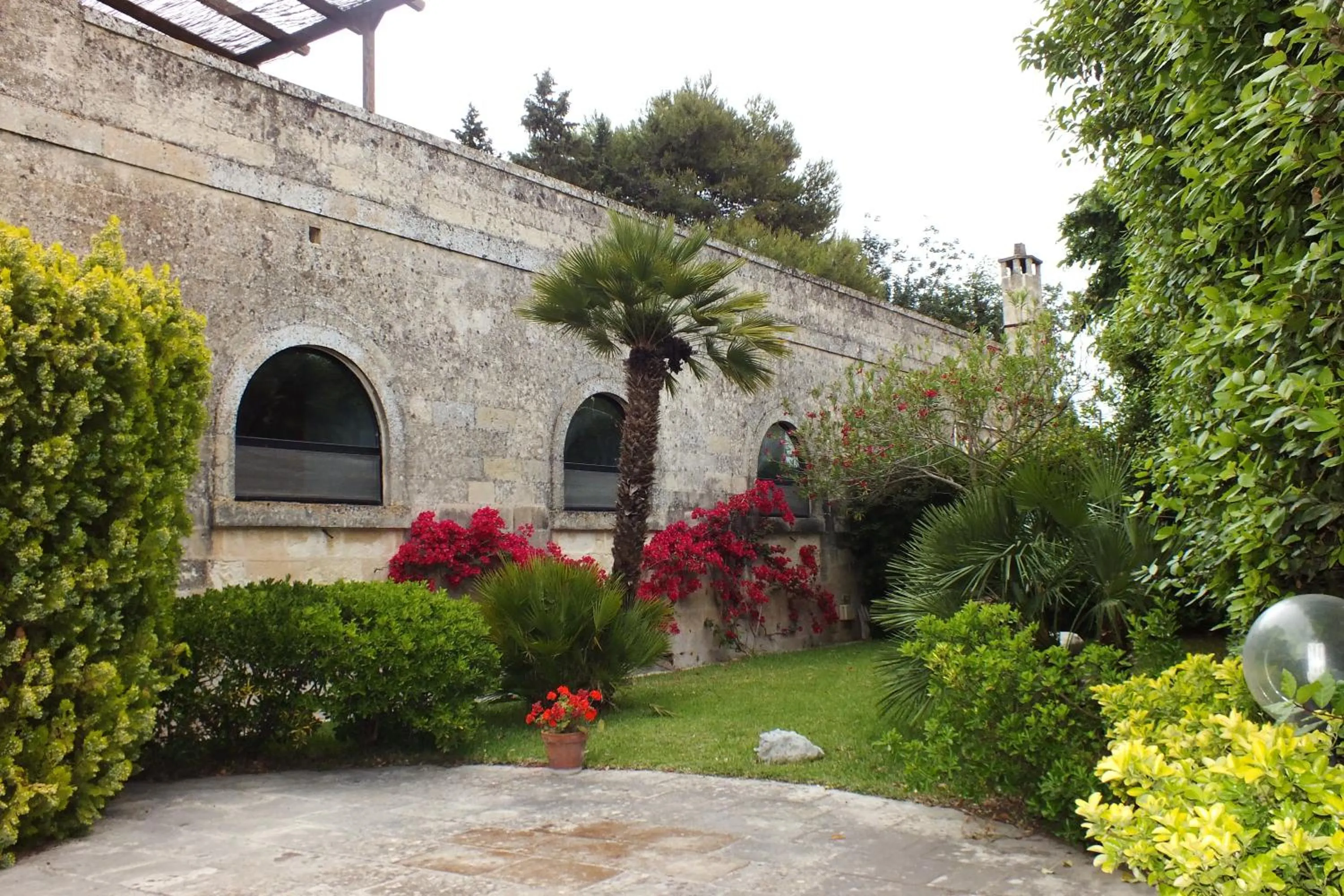 Garden view in Masseria Gattamora
