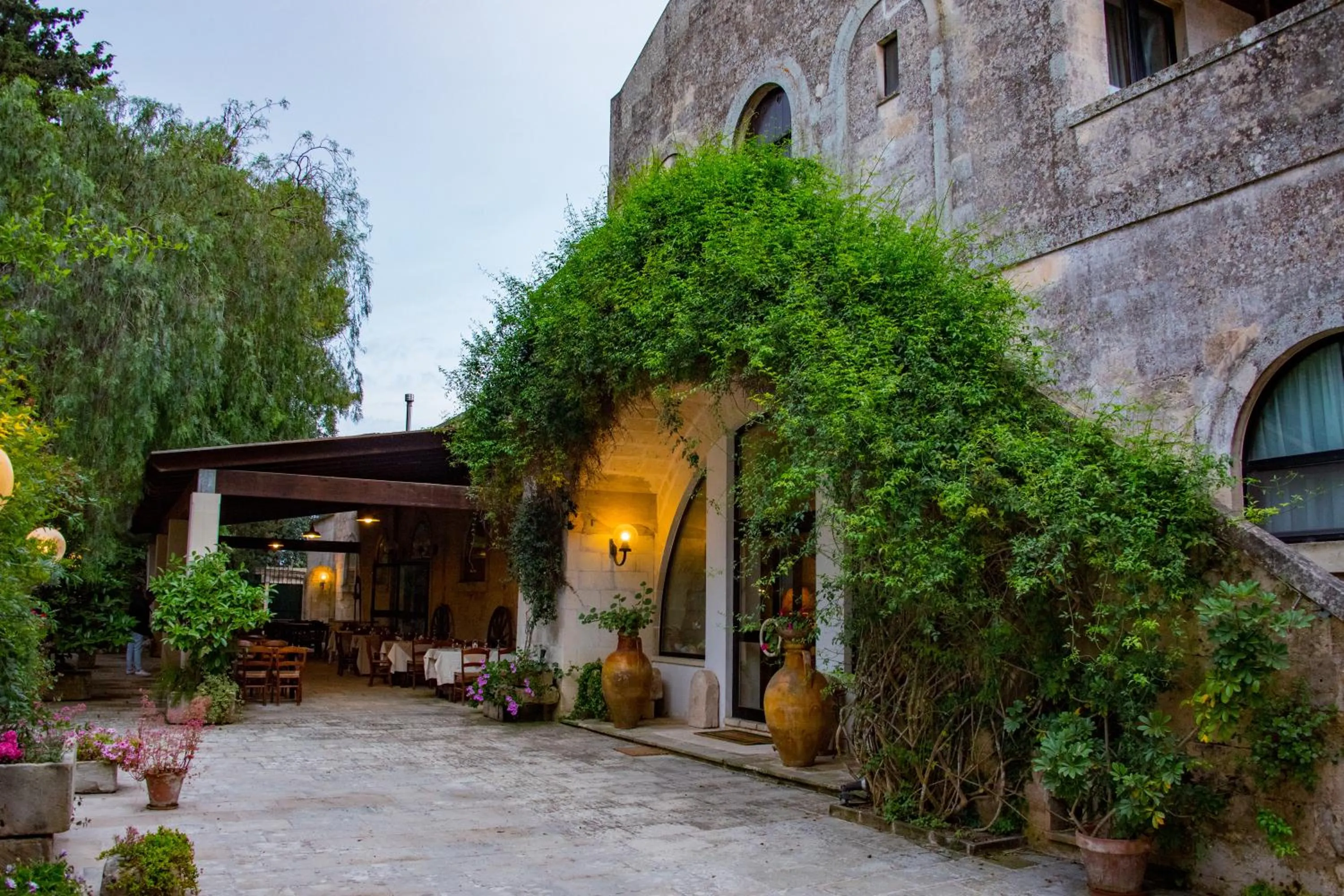 Facade/entrance in Masseria Gattamora