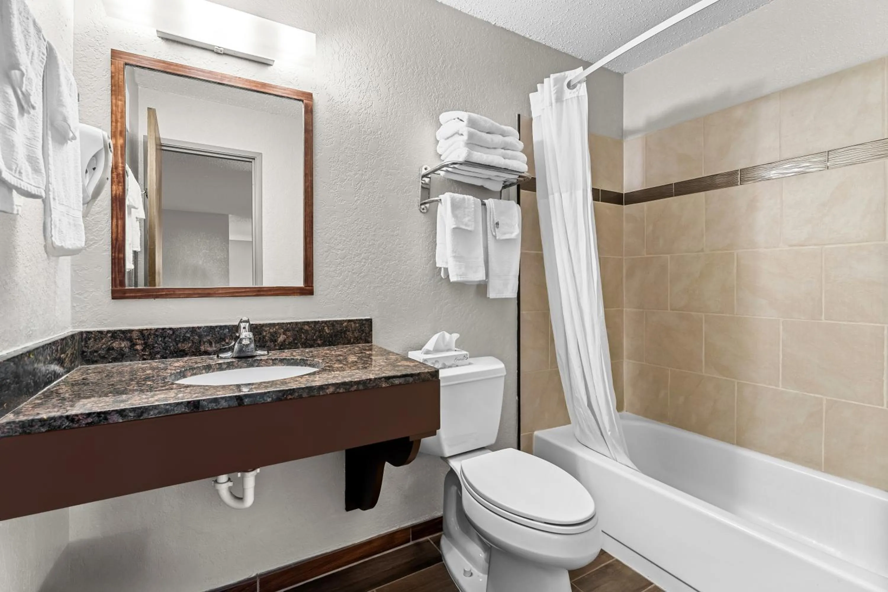 Bathroom in Days Inn by Wyndham Sioux Falls