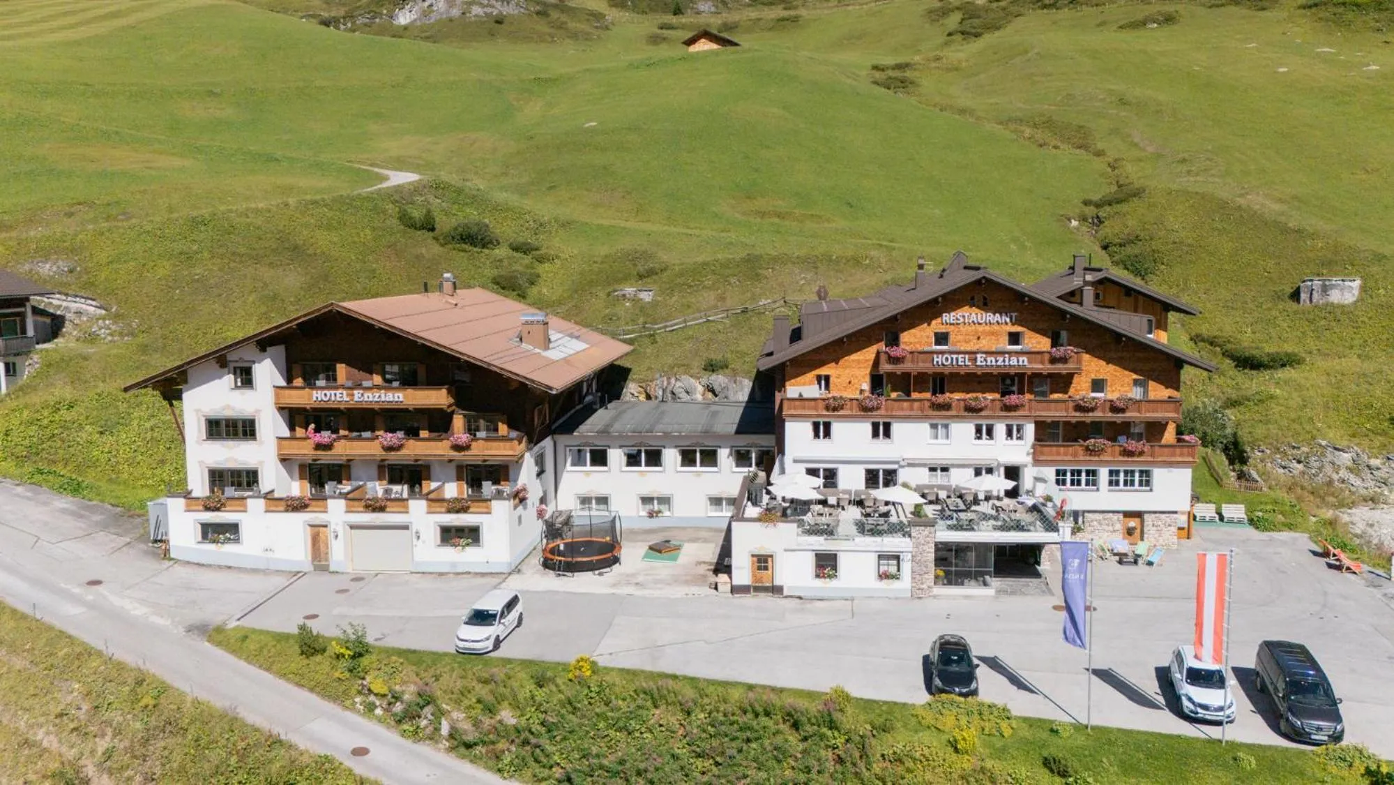 Property building in Hotel Enzian