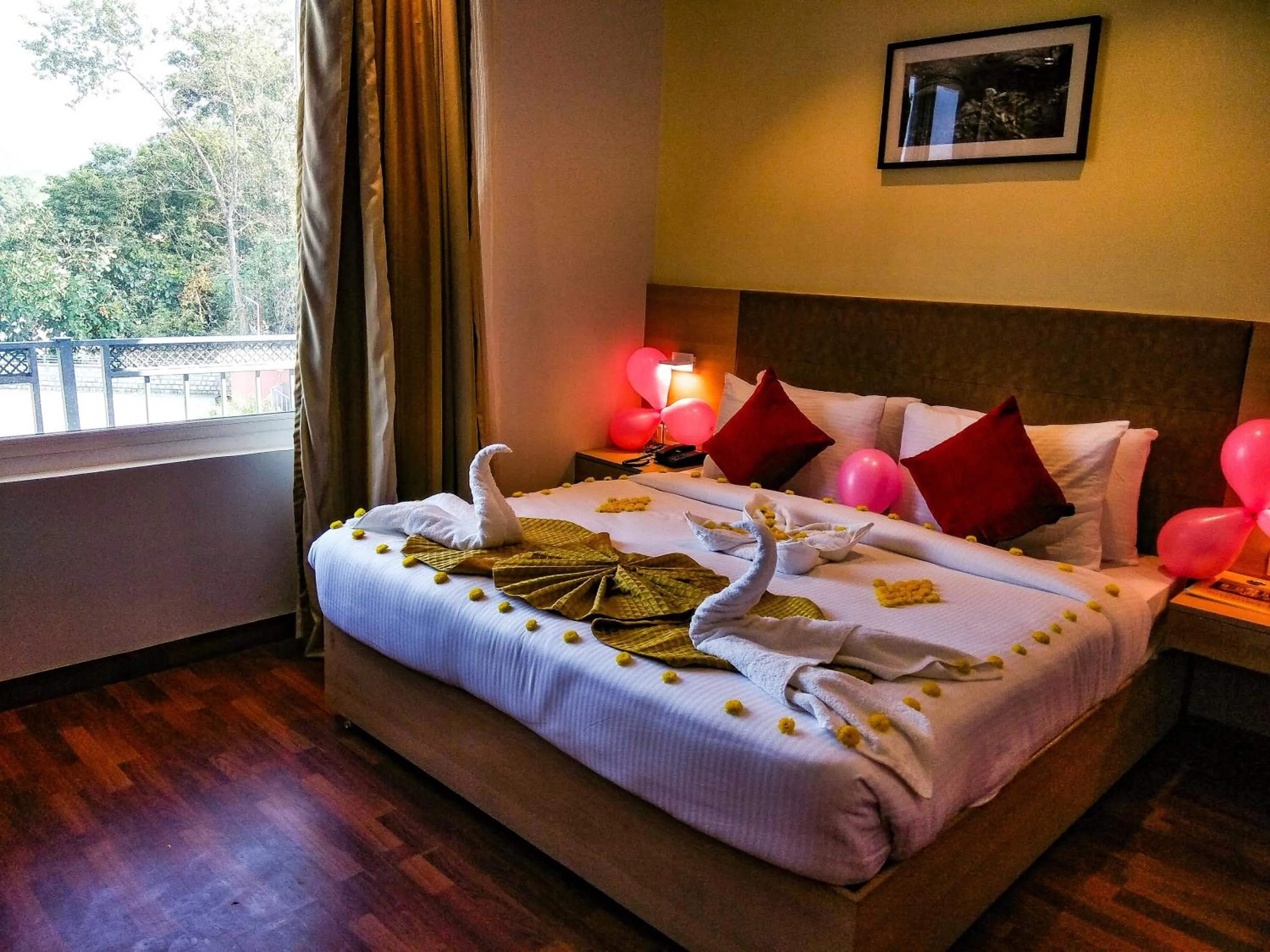 Bedroom, Bed in Hotel River Retreat