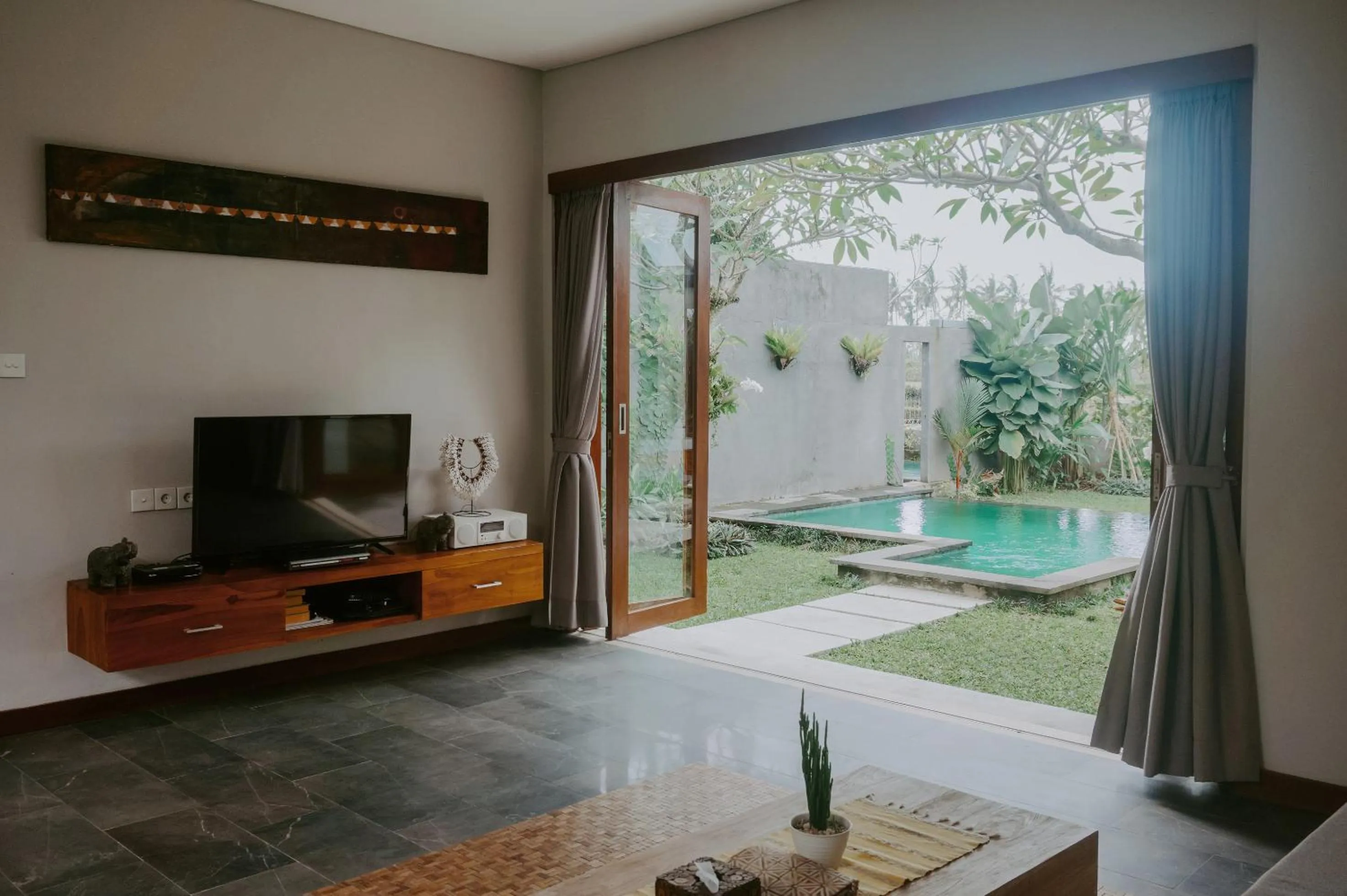 Living room in Anggira Villa Ubud