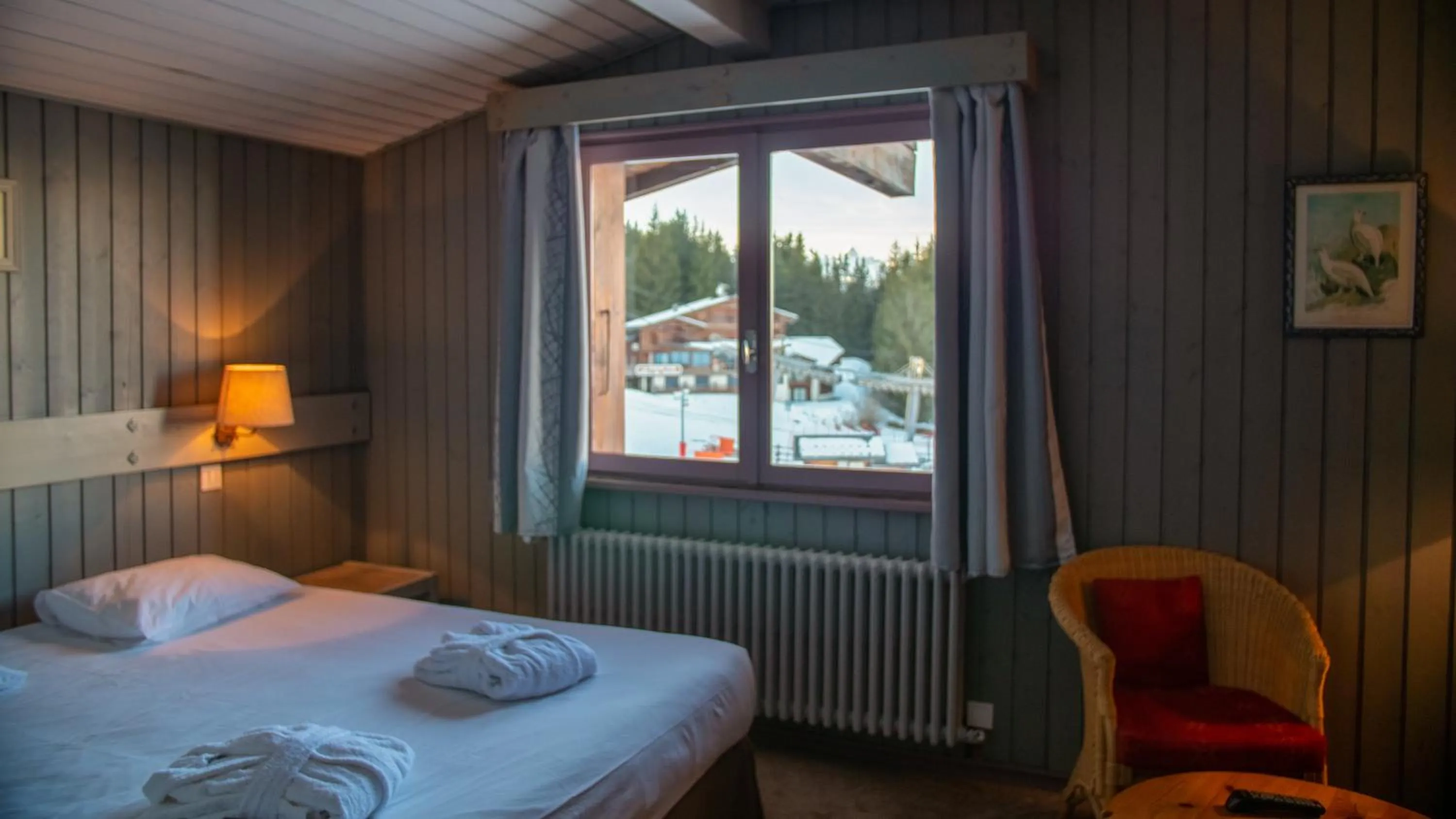 Bed in Hôtel Arbois Bettex