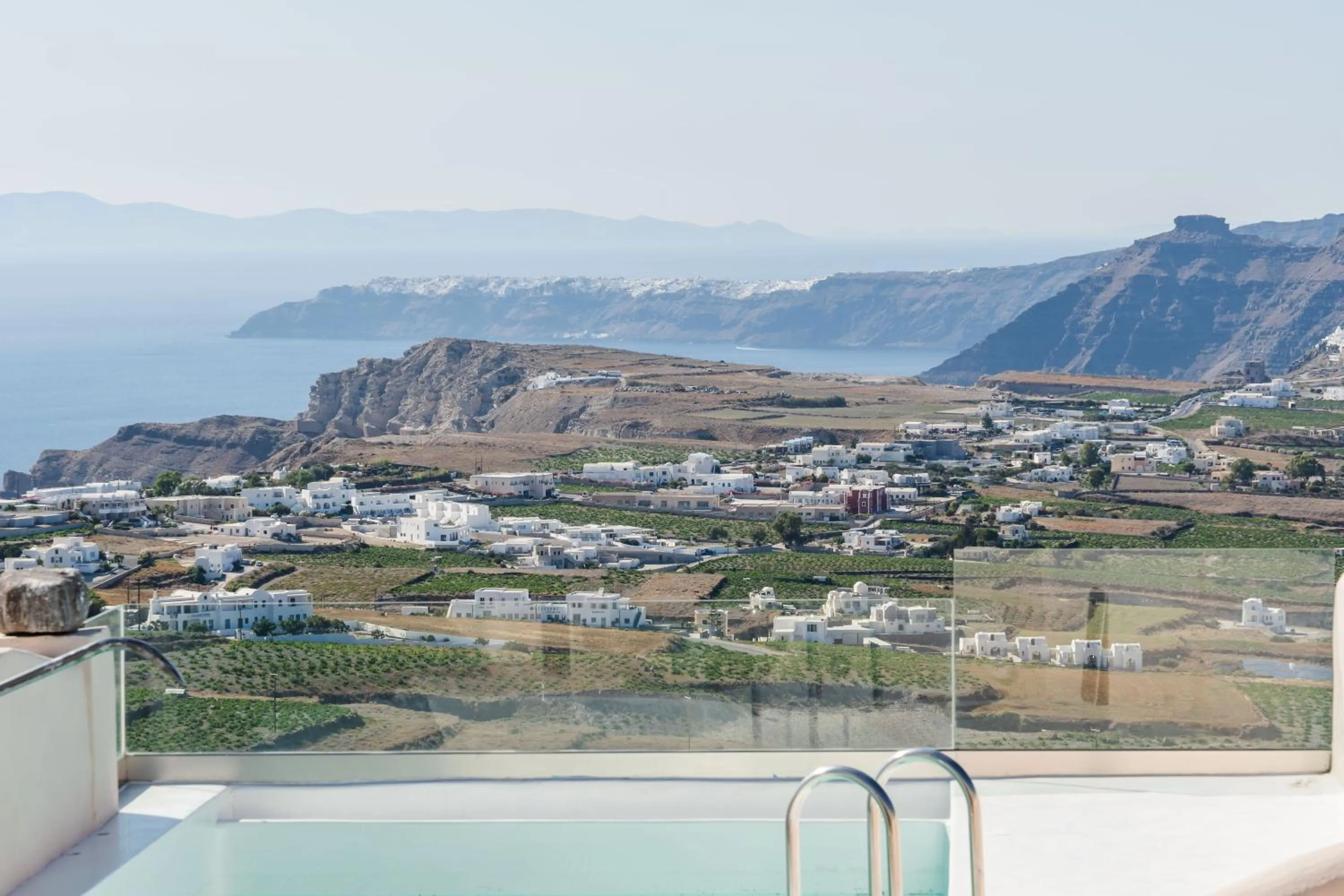 Pool view in Phaos 1870, A restored Winery