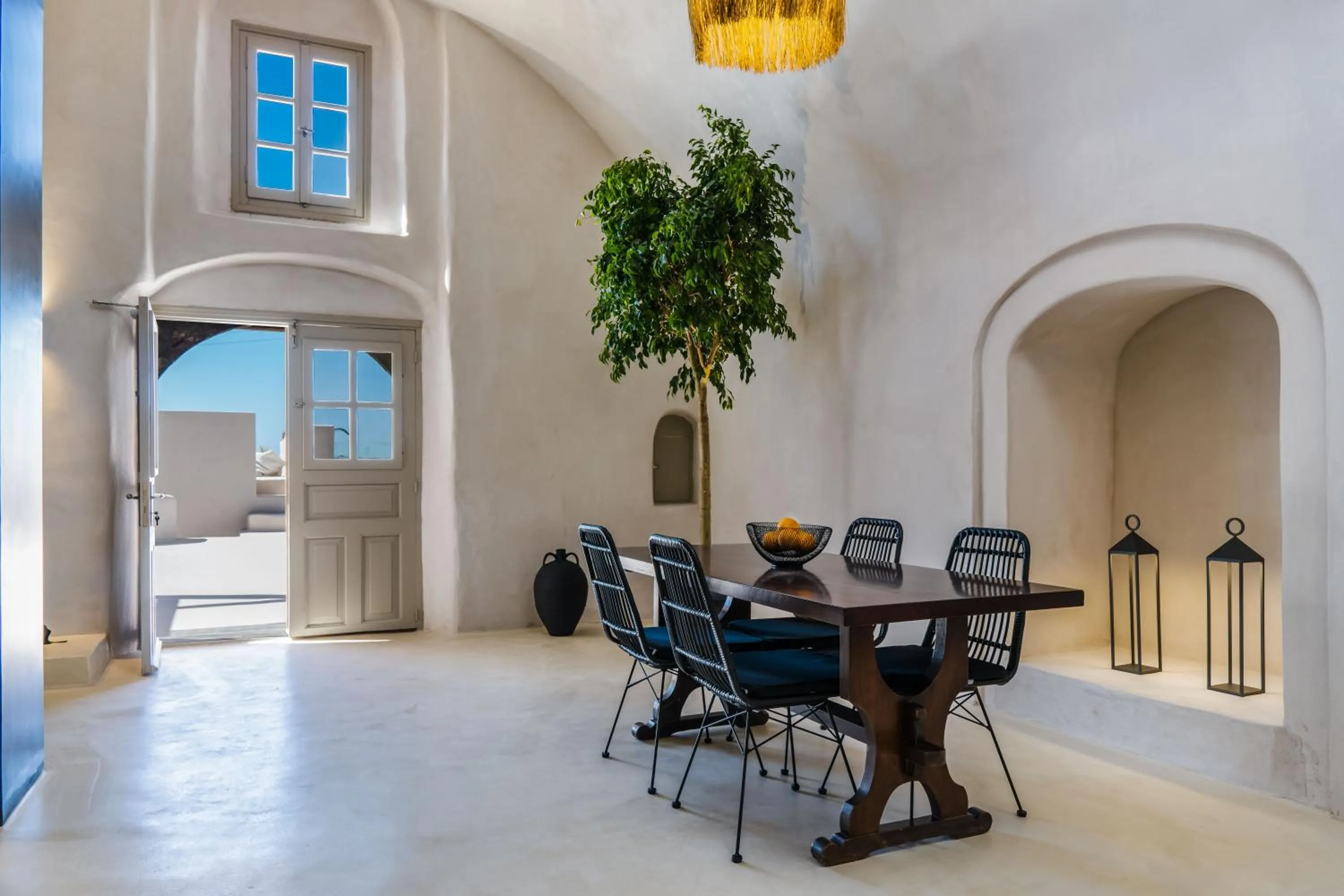 Dining area in Phaos 1870, A restored Winery